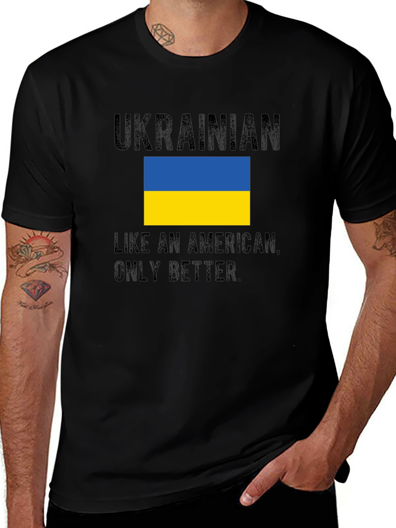 Ukrainian Like An American T-Shirt