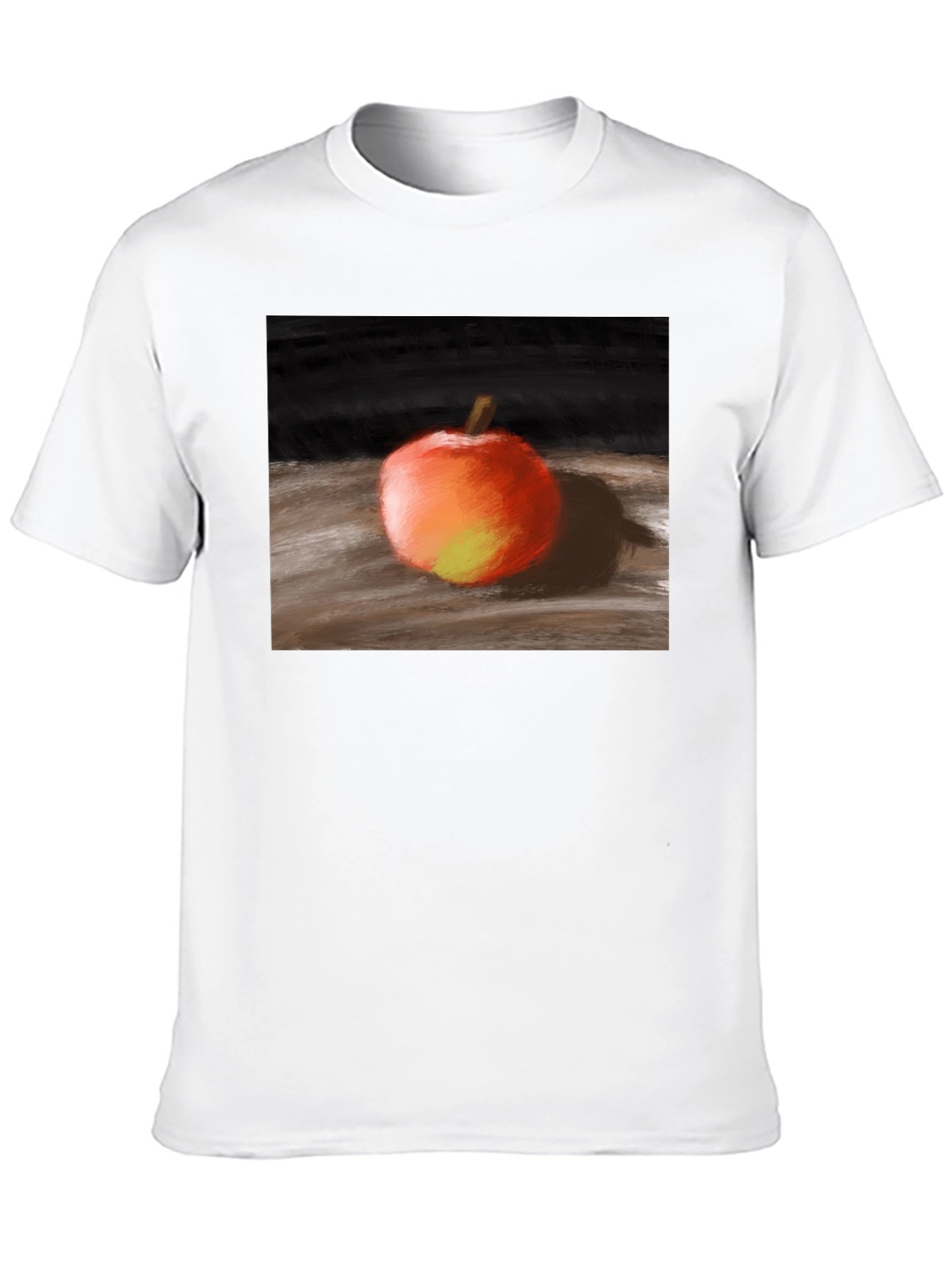 Apple Still Life Graphic Tee - Classic Style