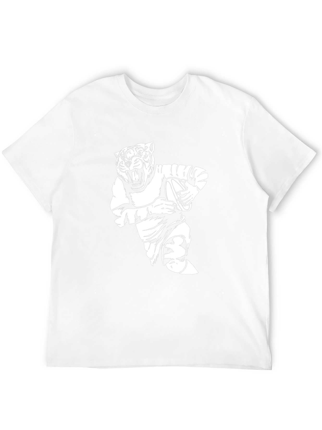 Black Tiger Rugby Graphic T-Shirt