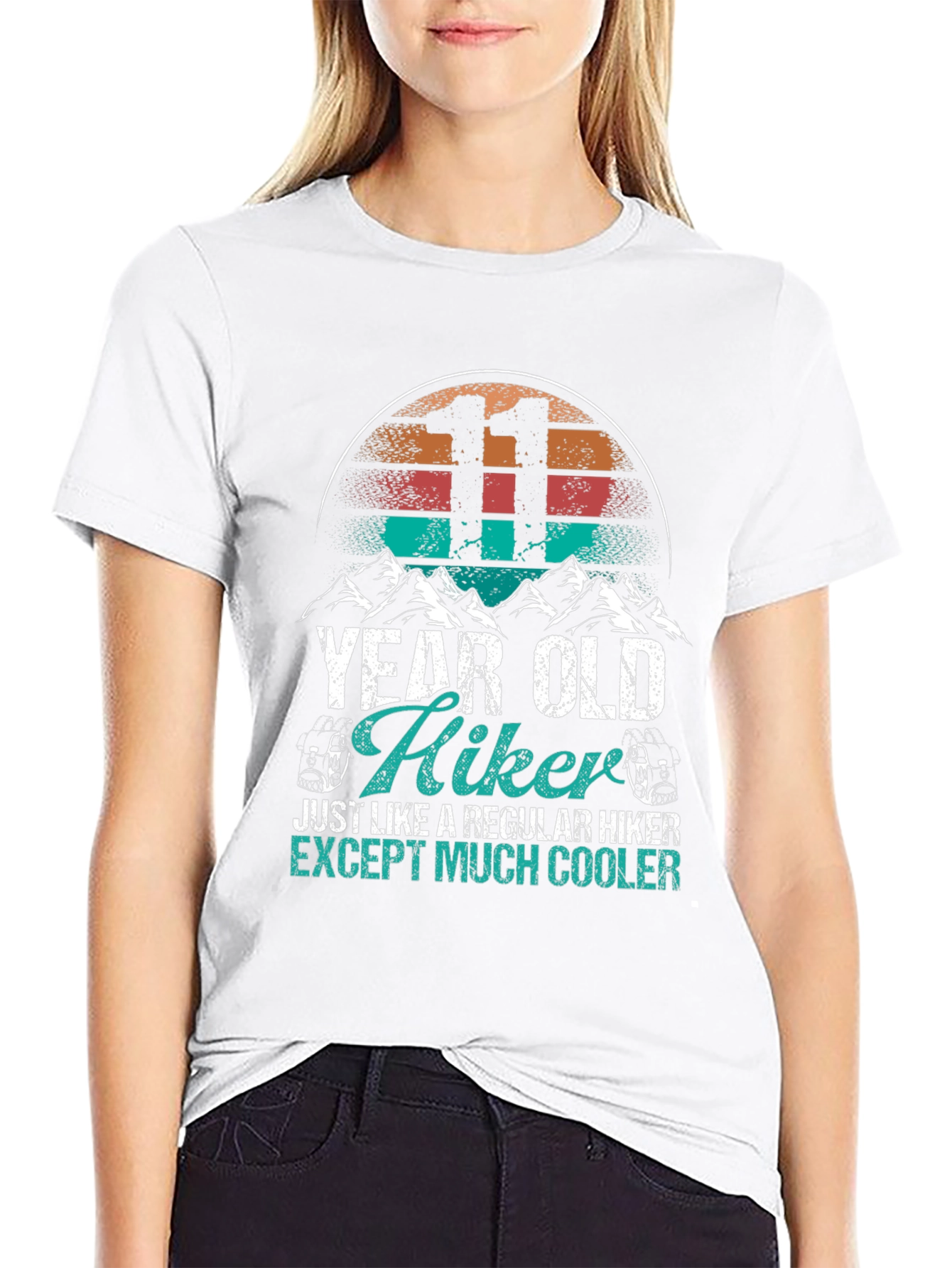 11 Year Old Hiker T-Shirt - Cool Hiking Tee