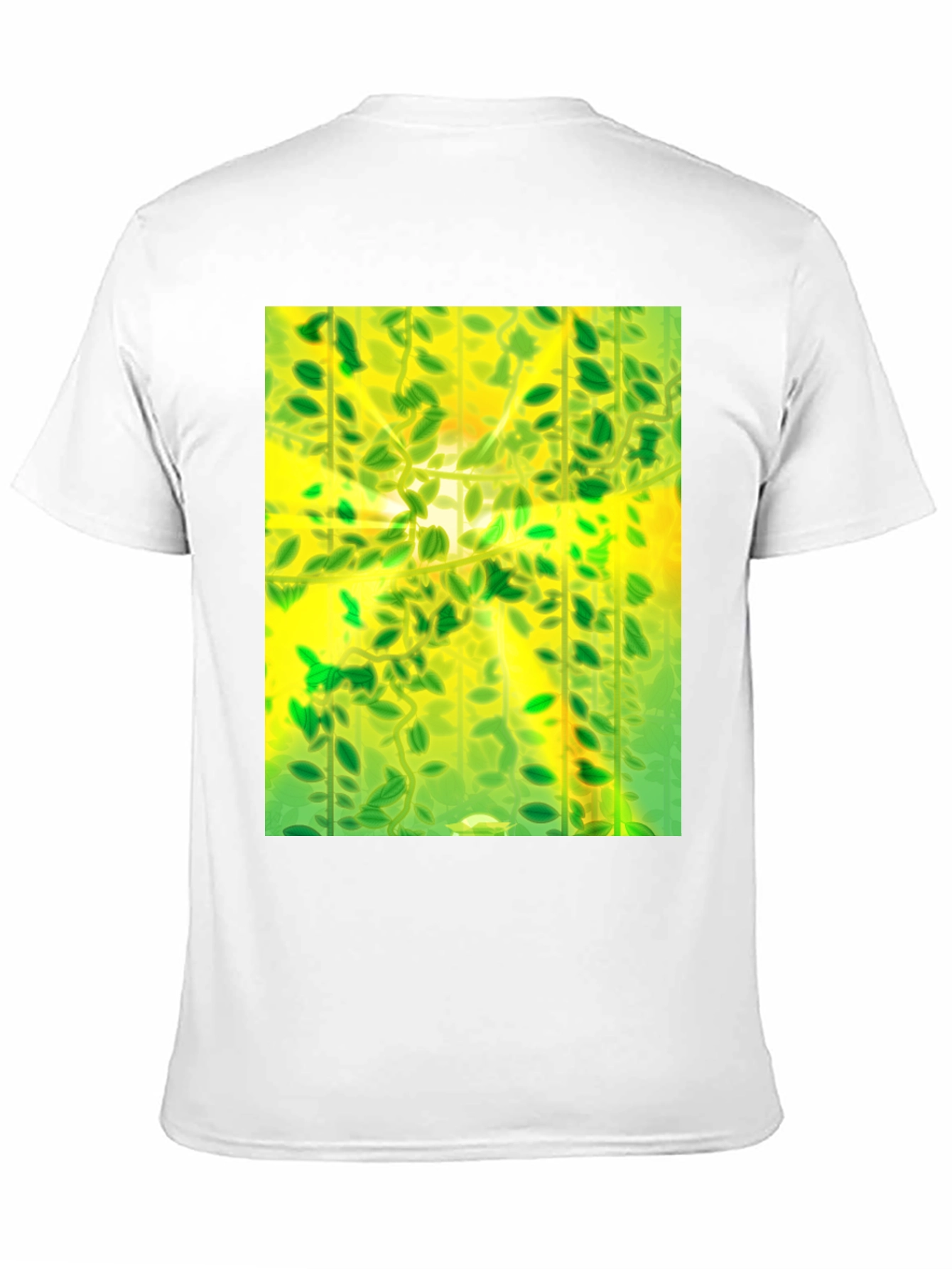 Green Leaves Nature Graphic Tee