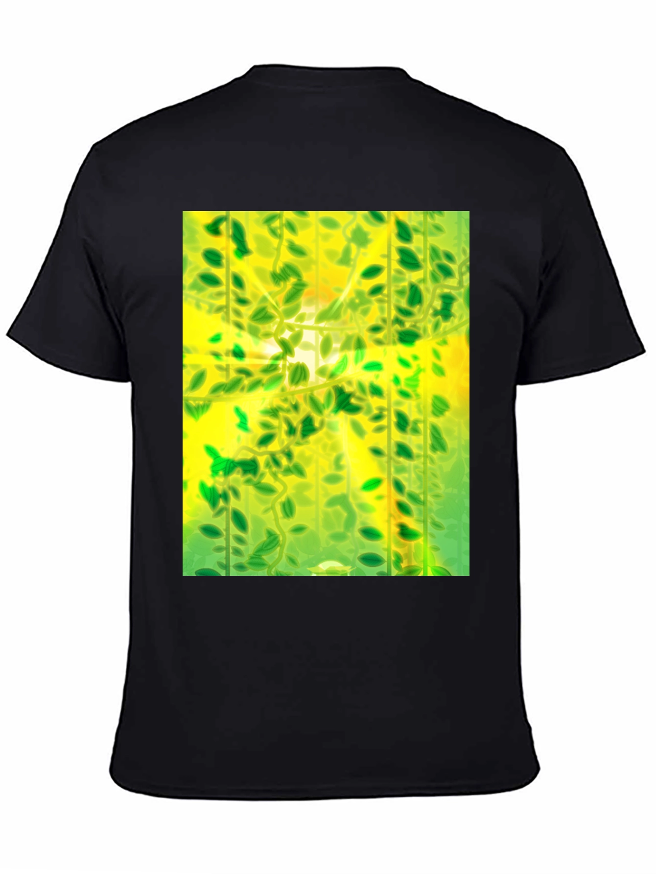 Green Leaves Nature Graphic Tee