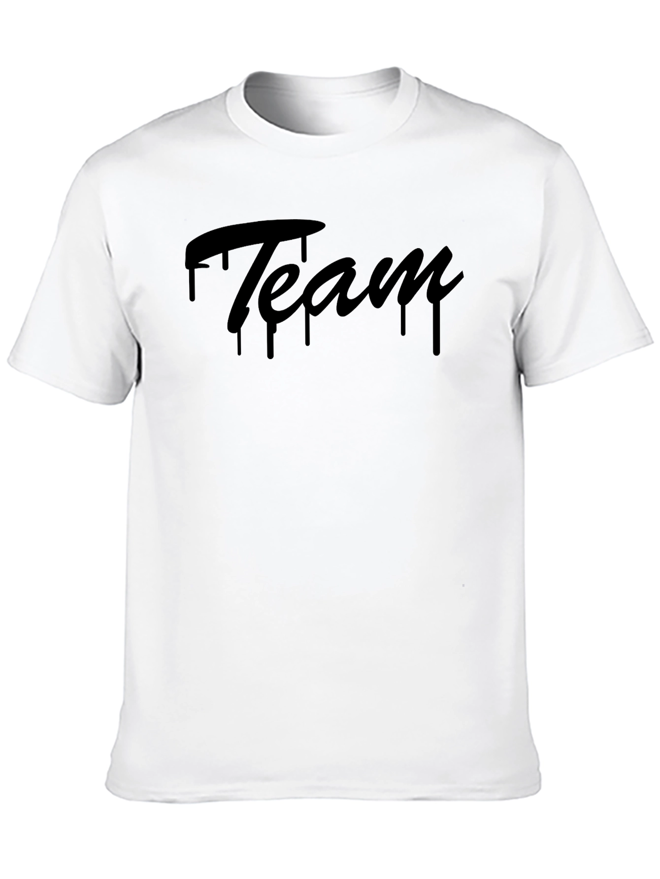 Team Drip Black Graphic Tee