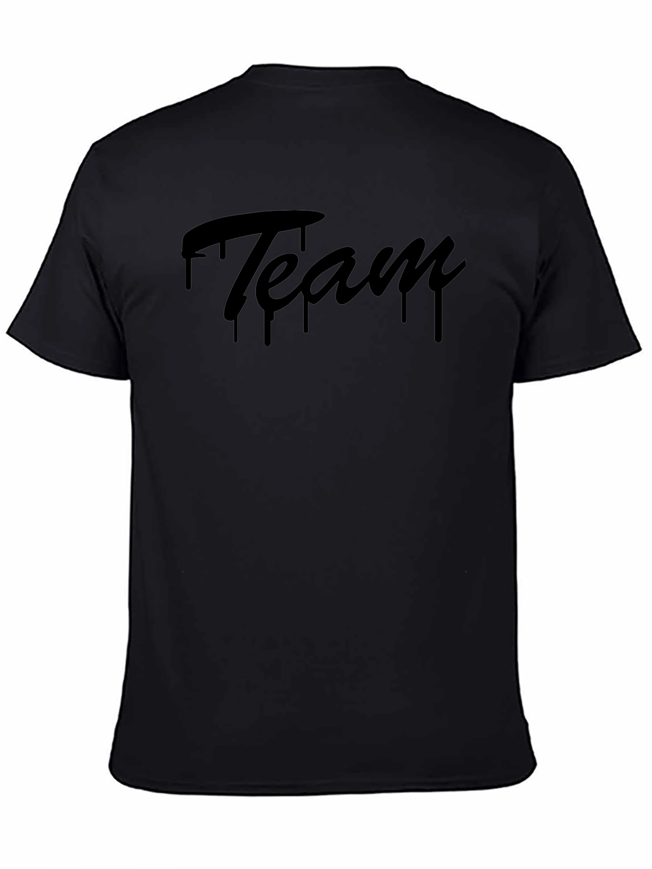 Team Drip Black Graphic Tee
