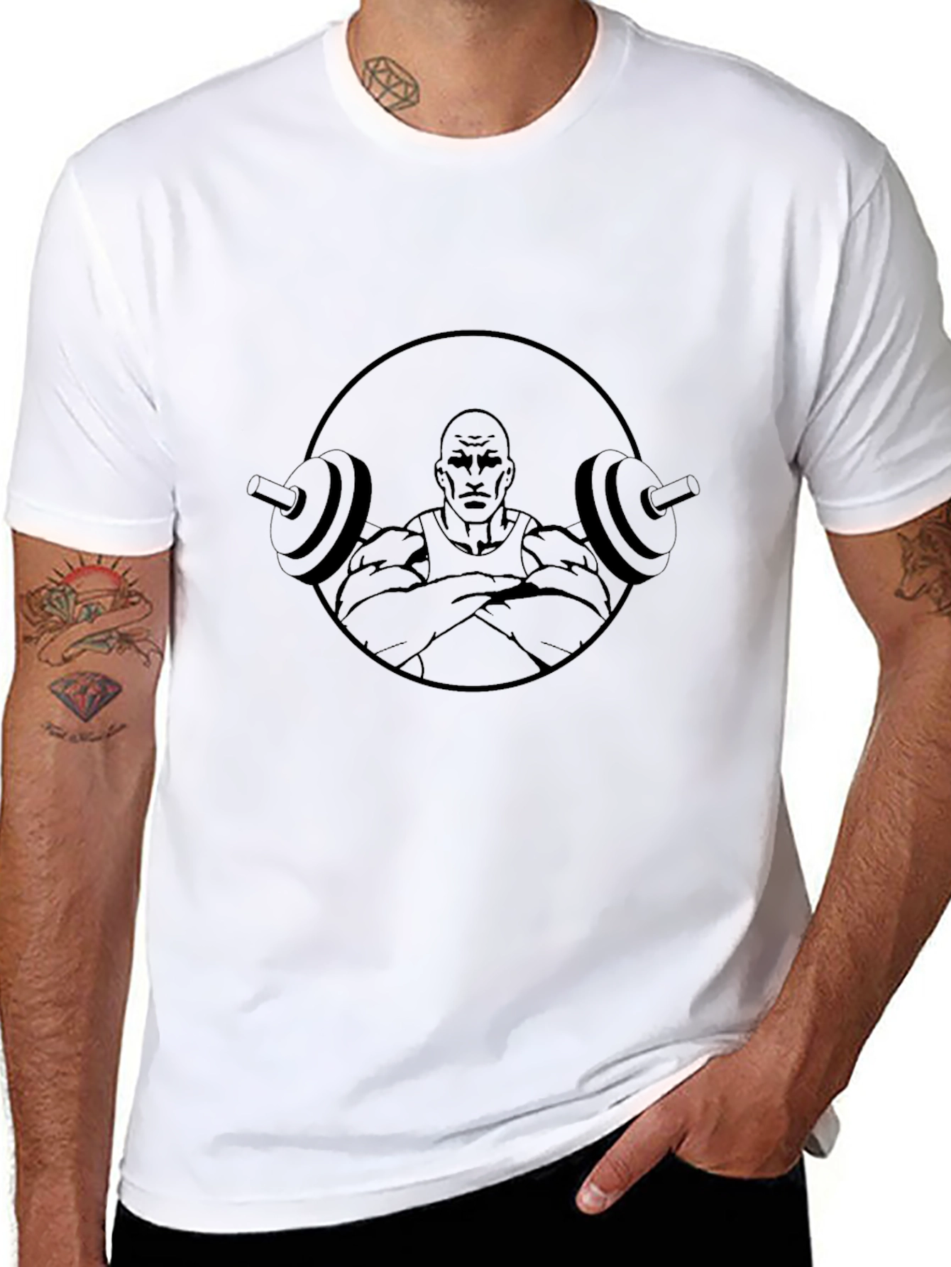 Bodybuilder Graphic Tee - Gym Wear