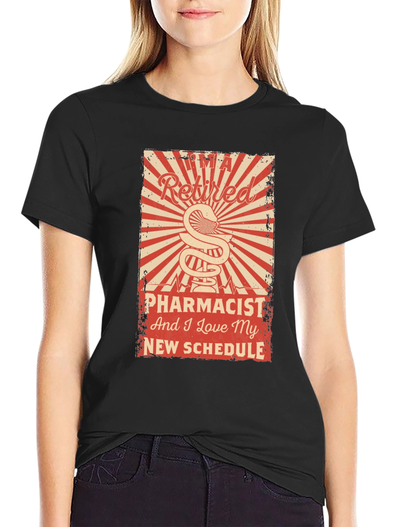 Retired Pharmacist Graphic T-Shirt