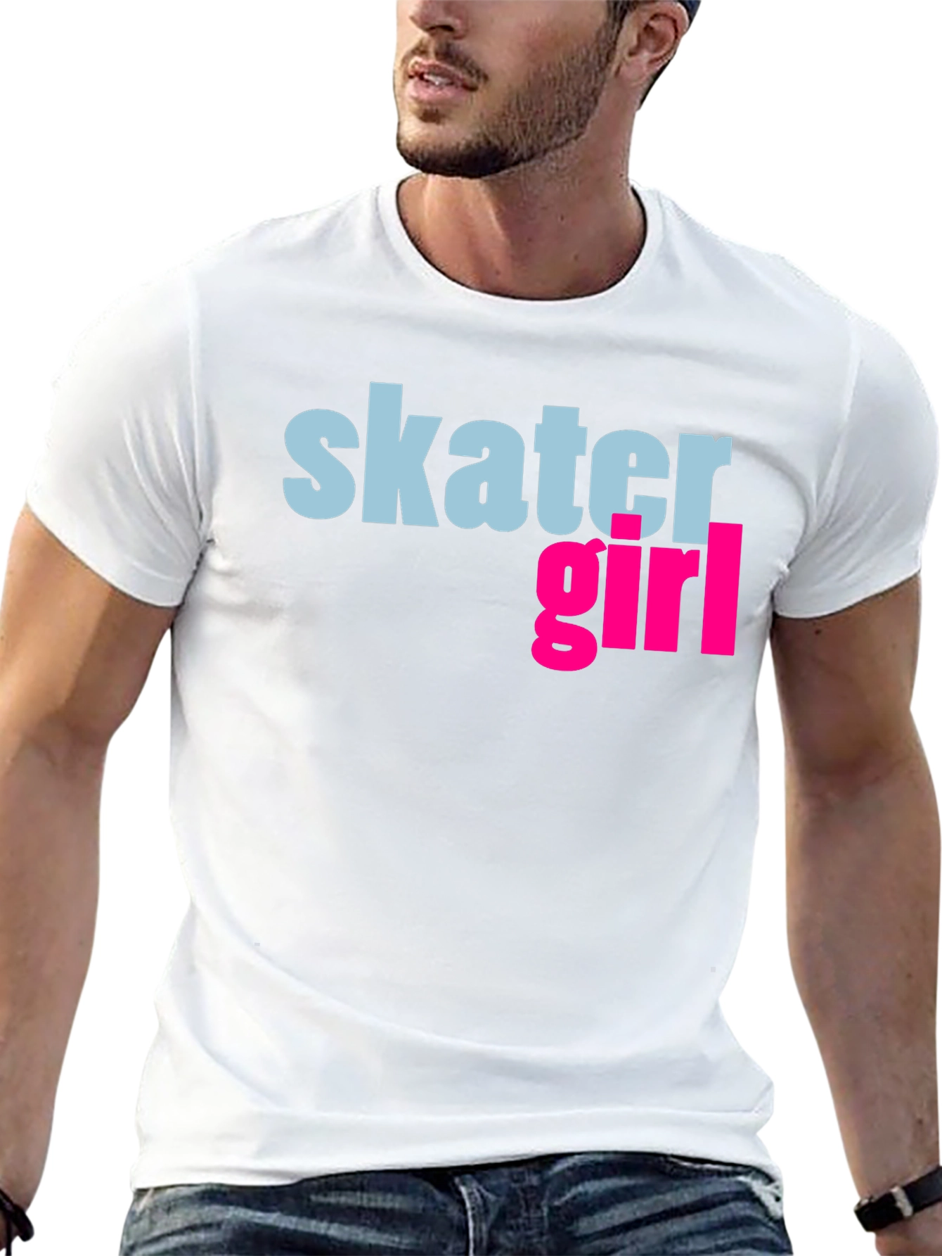 Skater Girl Graphic Tee - Cool Casual Style