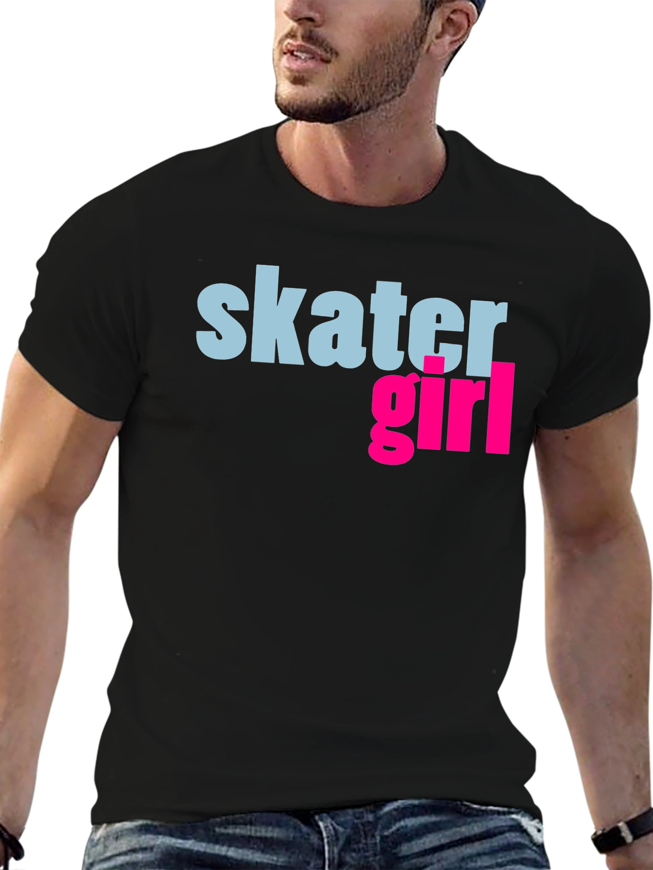 Skater Girl Graphic Tee - Cool Casual Style