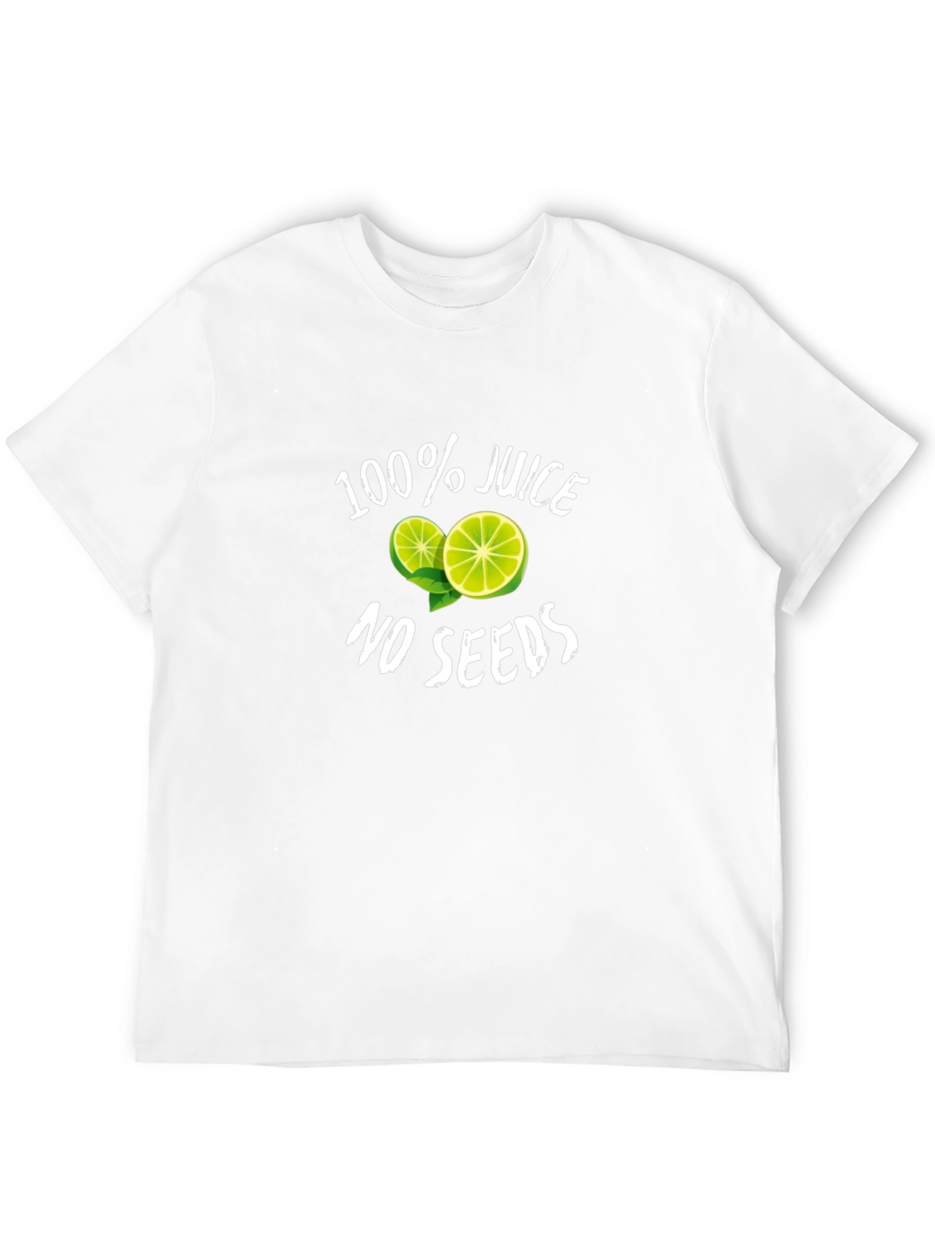 100% Juice No Seeds Black Graphic Tee