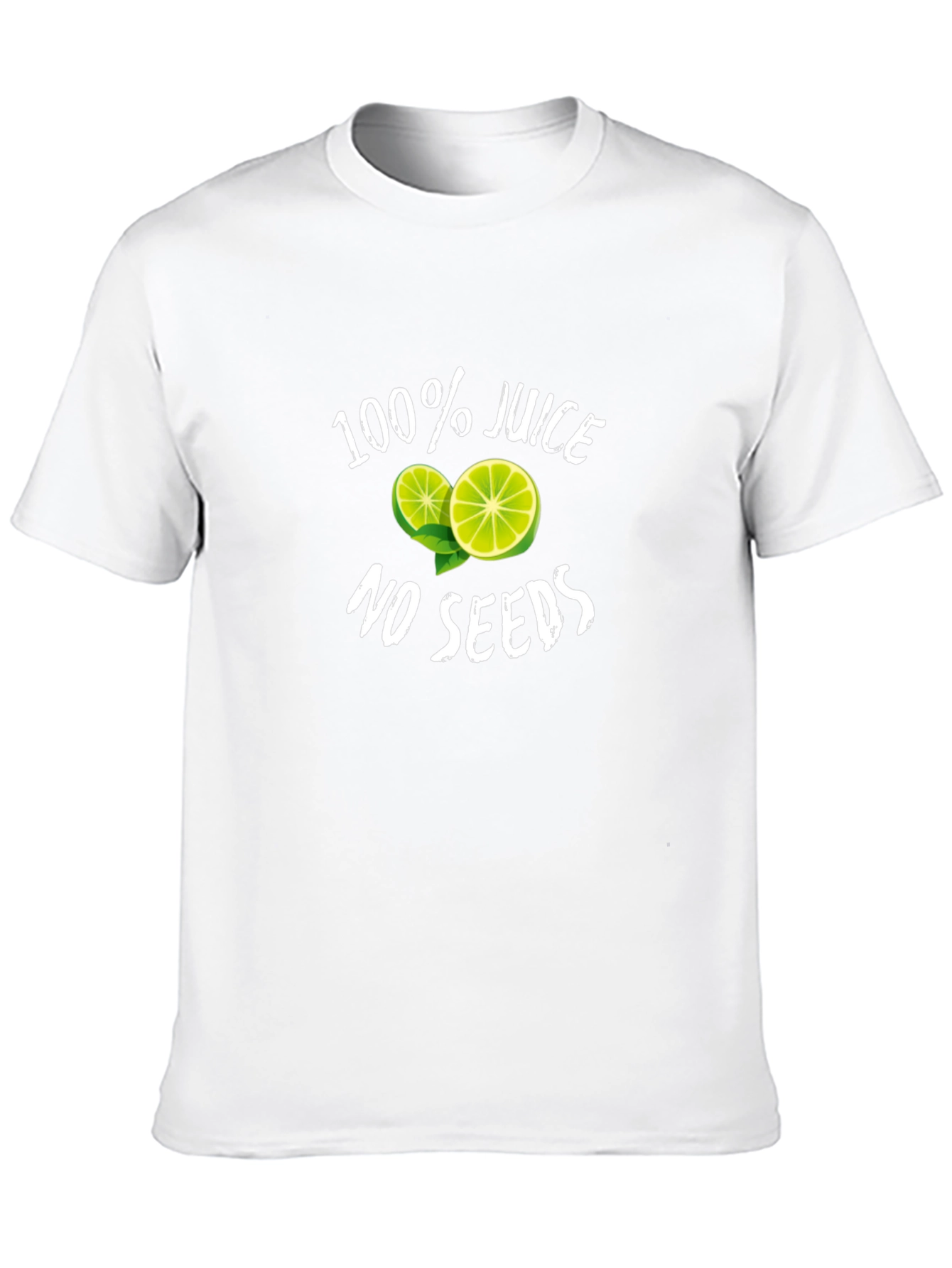100% Juice No Seeds Black Graphic Tee