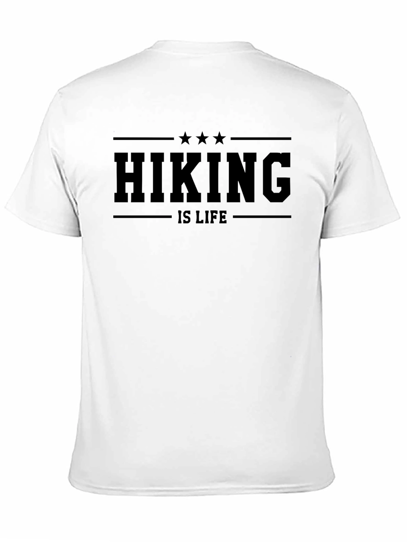 Hiking is Life Black T-Shirt