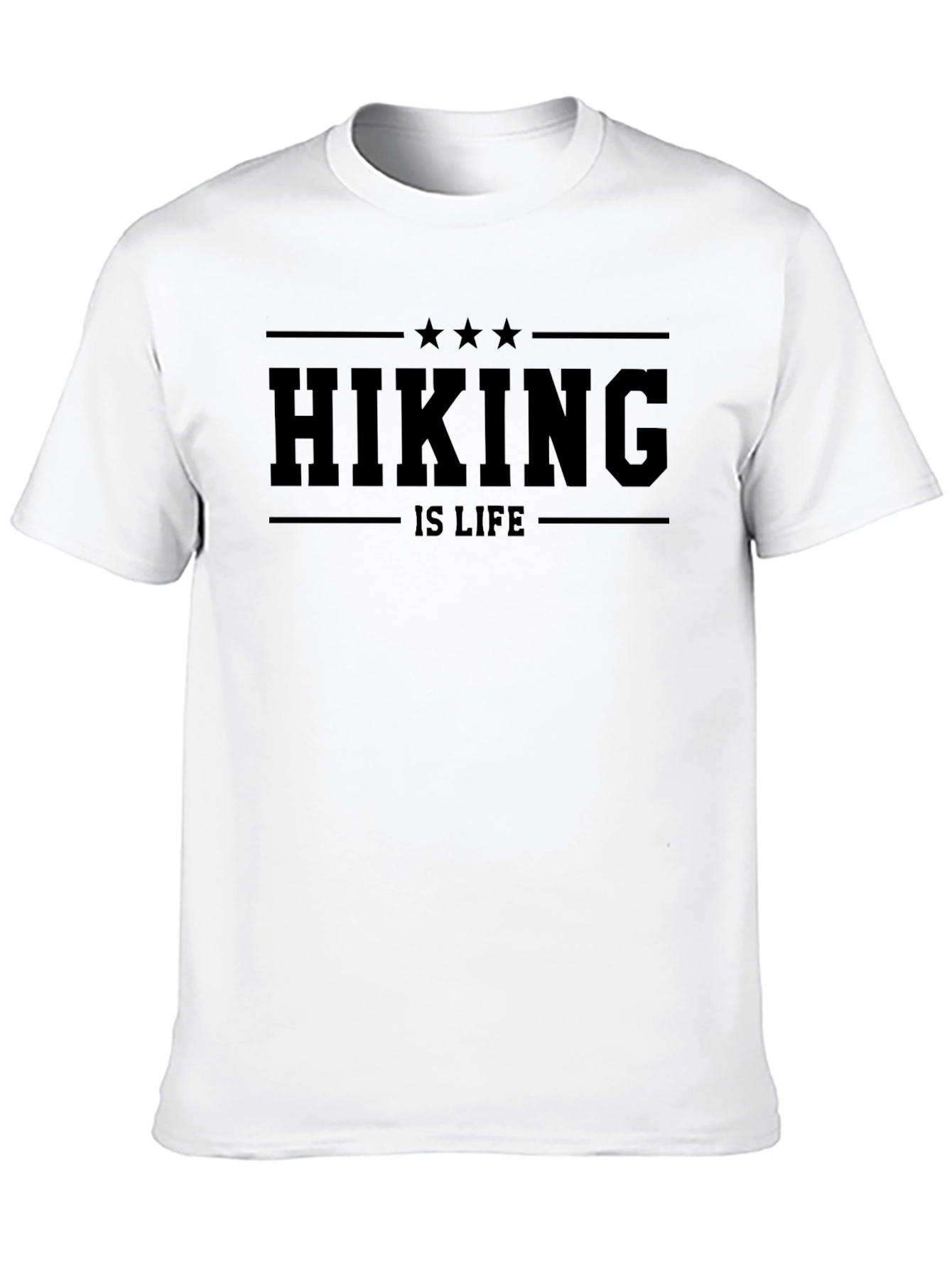 Hiking is Life Black T-Shirt