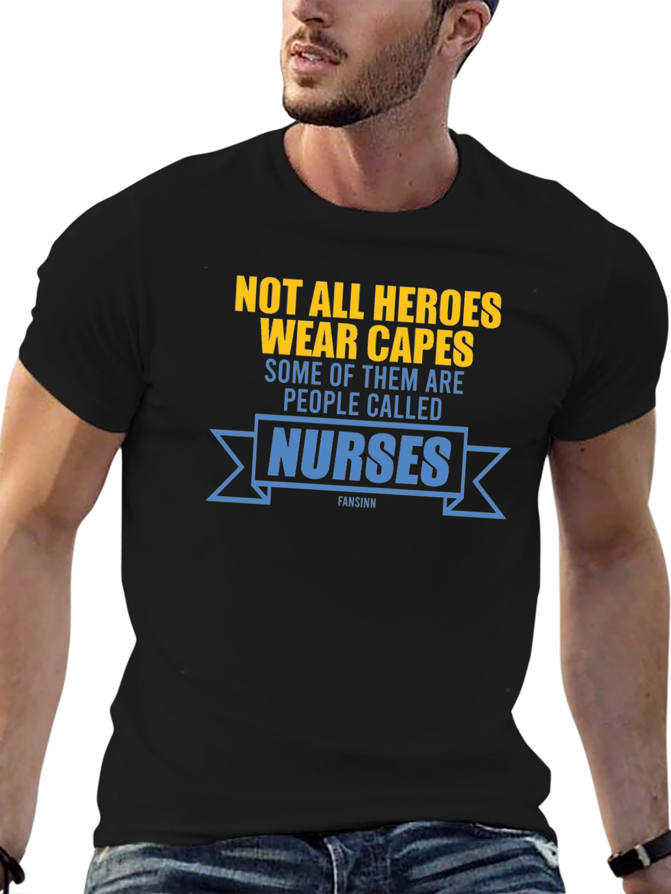 Nurses are Heroes Graphic T-Shirt