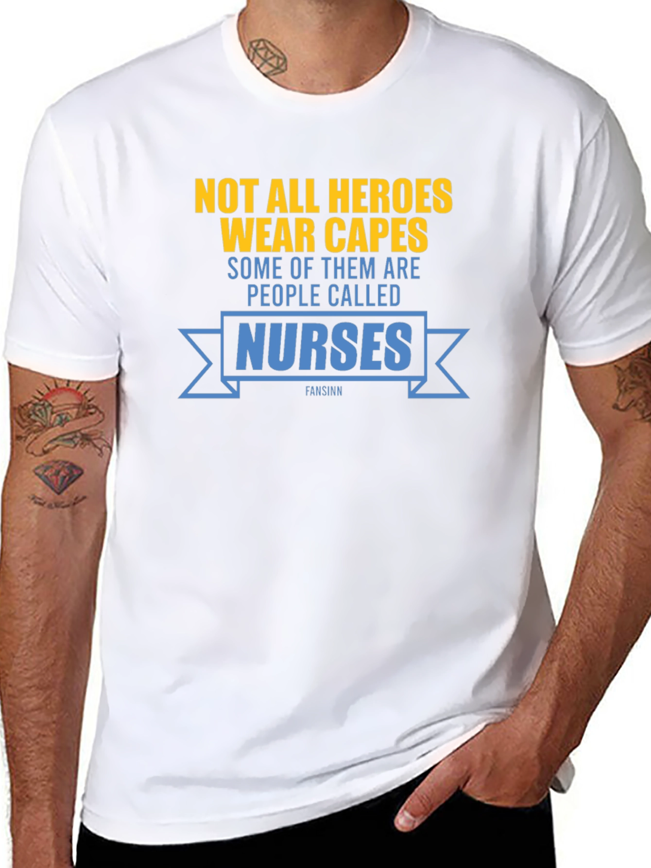 Nurses are Heroes Graphic T-Shirt