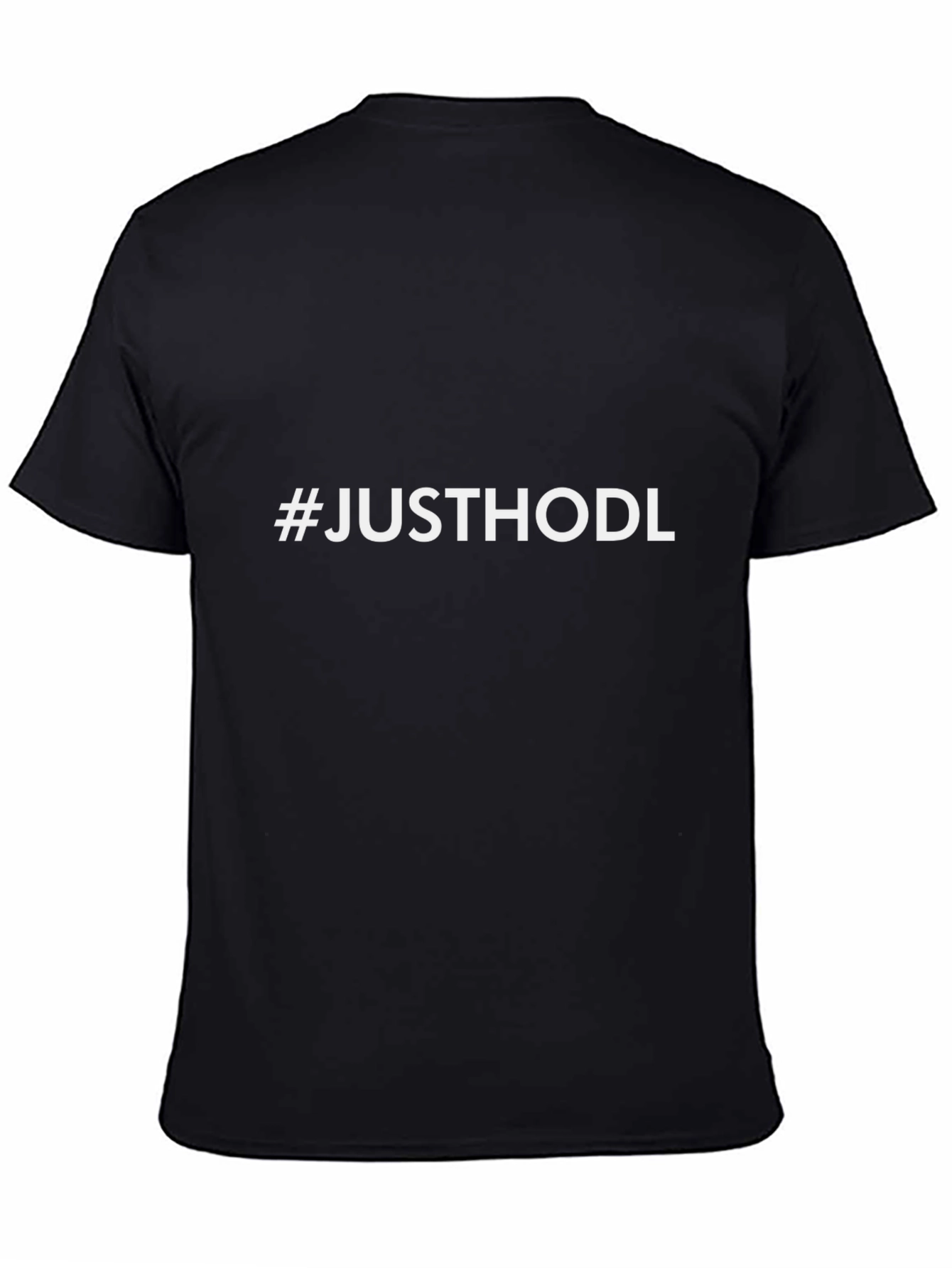 #JUSTHODL Crypto Investor T-Shirt - Black Cotton Tee