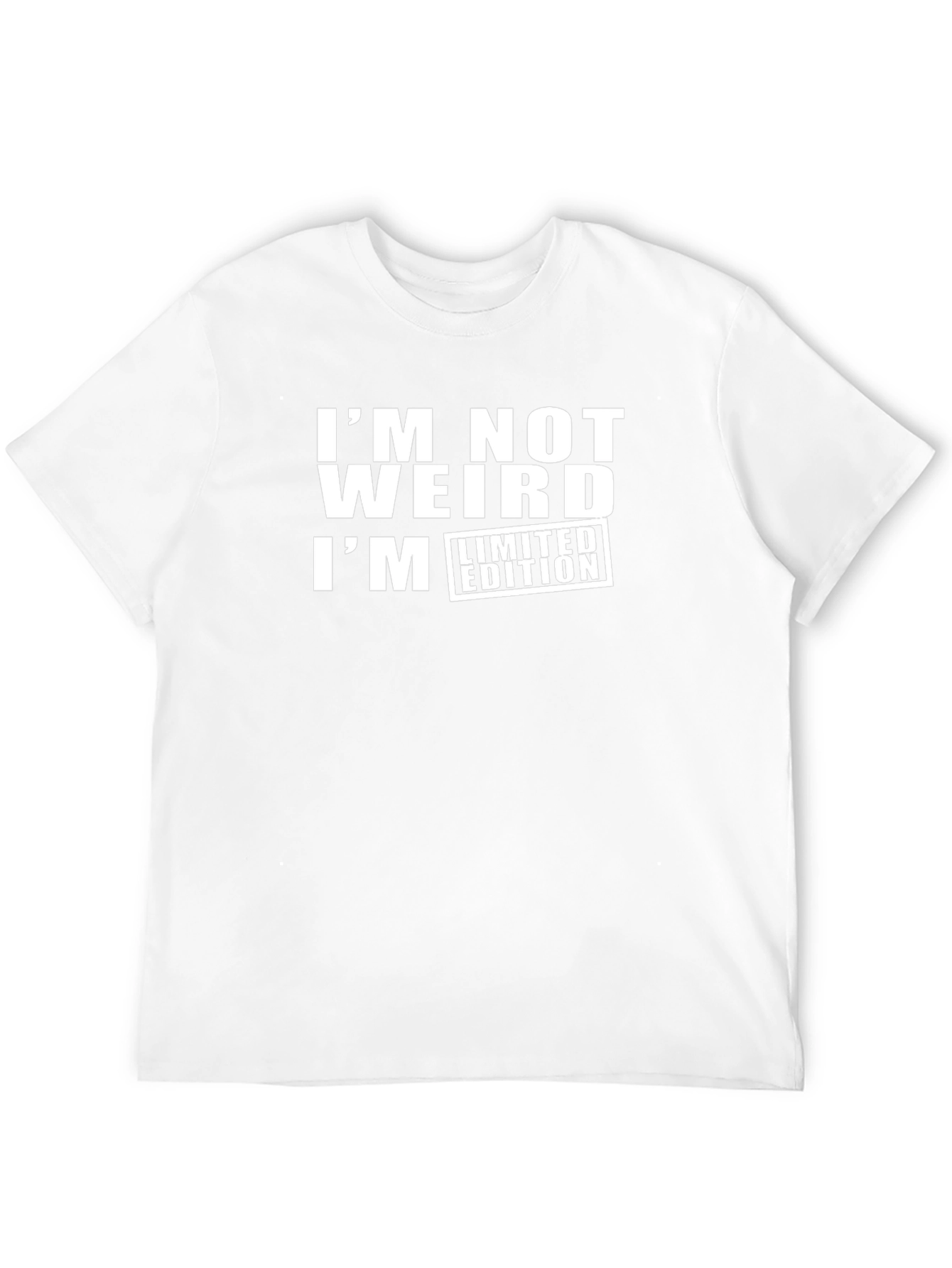 Im Not Weird Limited Edition Black T-Shirt