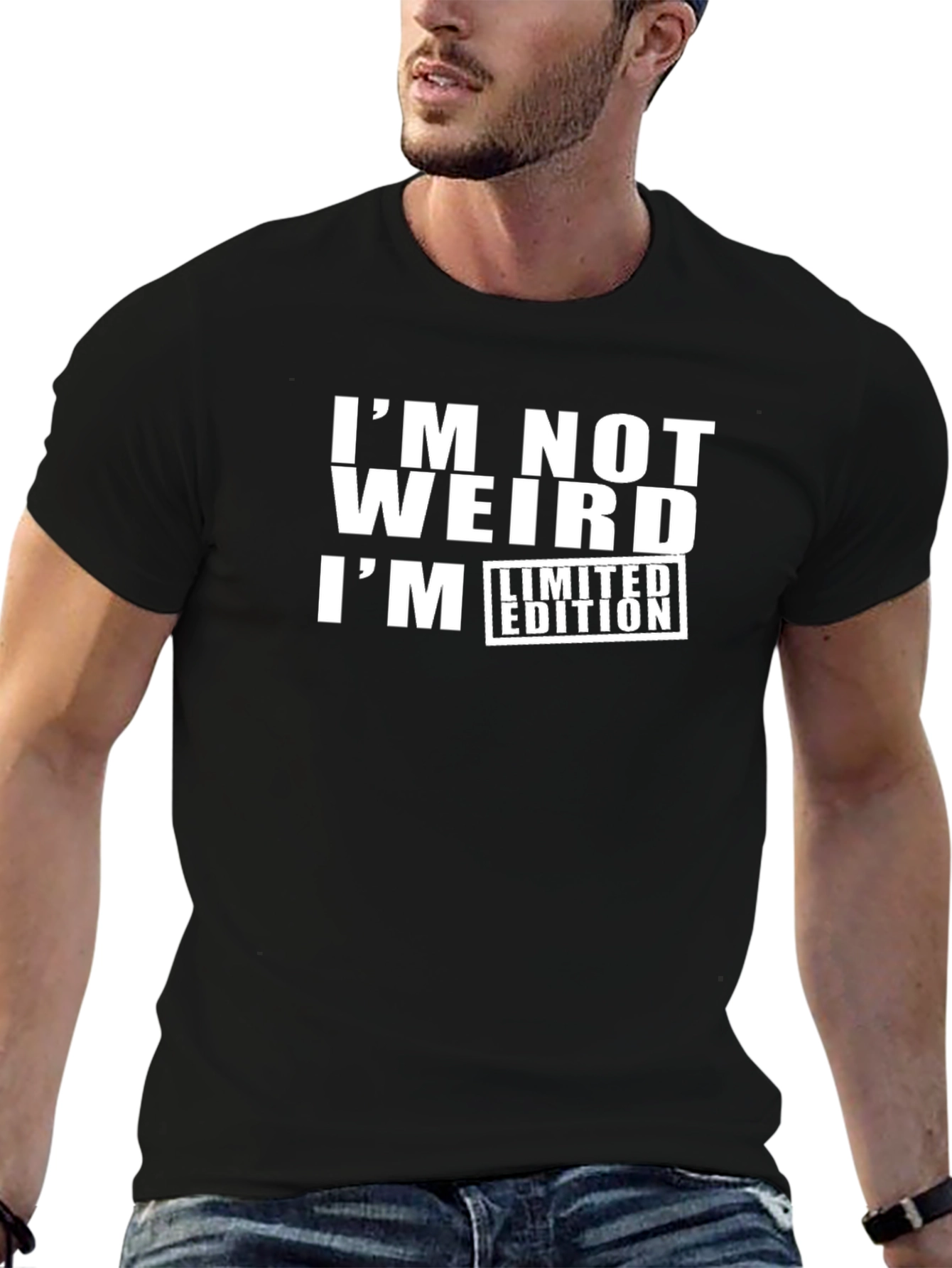 Im Not Weird Limited Edition Black T-Shirt