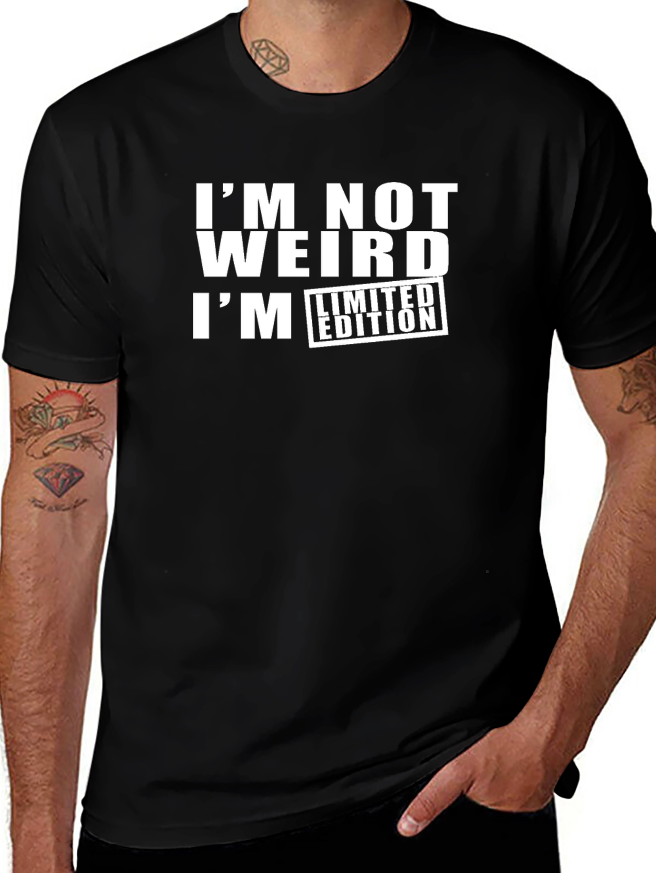 Im Not Weird Limited Edition Black T-Shirt