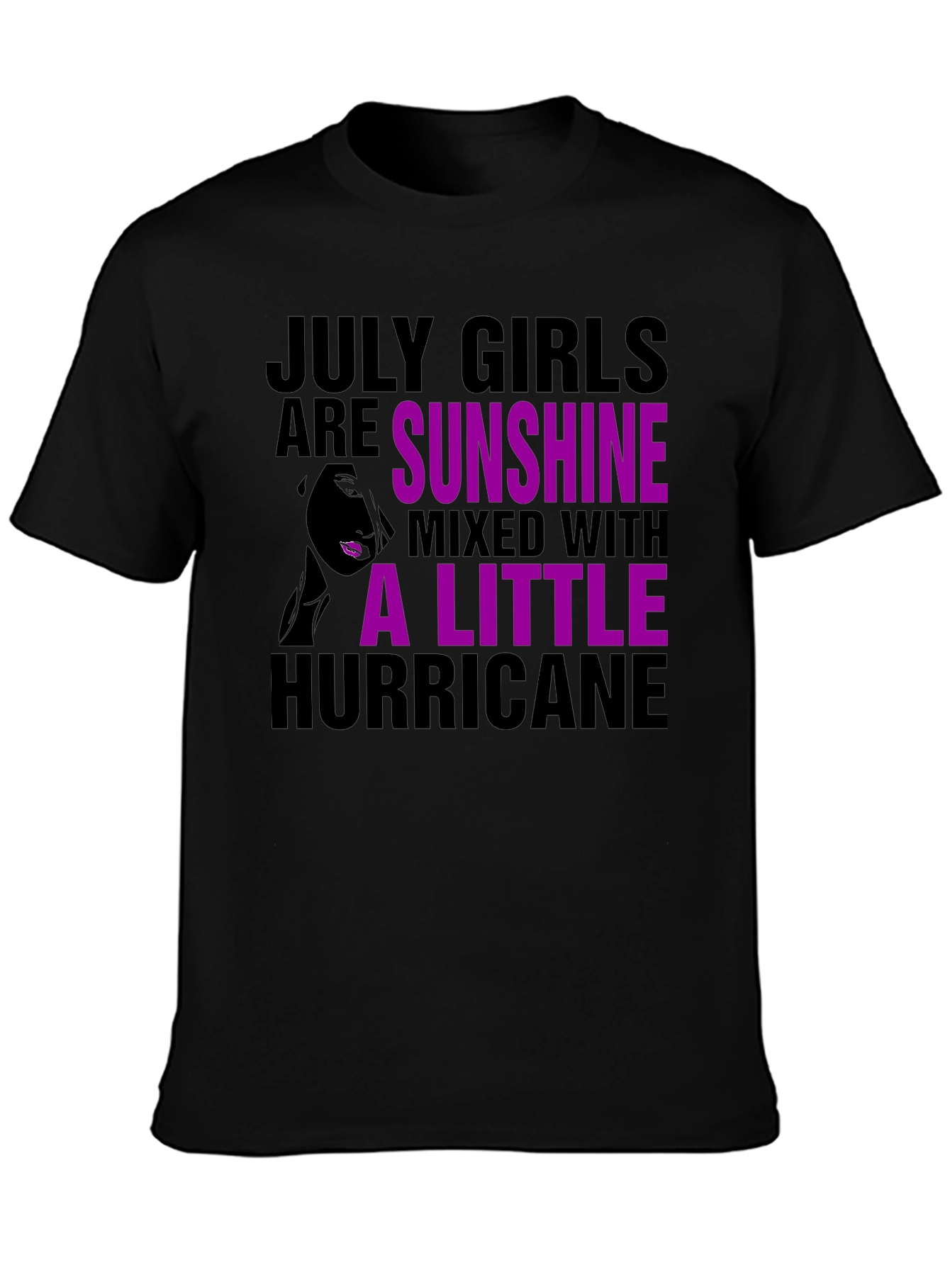 July Girls Sunshine Hurricane Black T-Shirt
