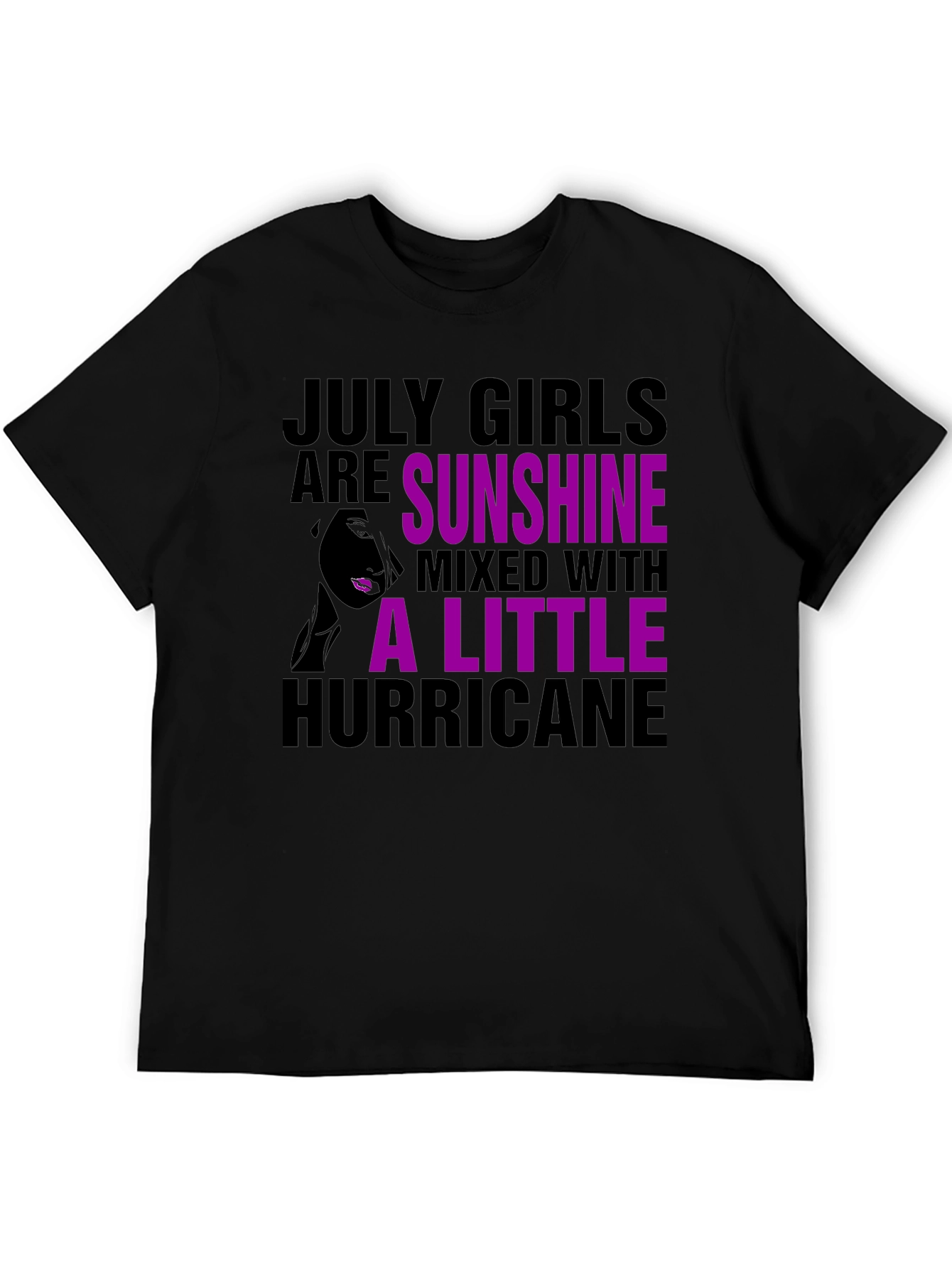 July Girls Sunshine Hurricane Black T-Shirt