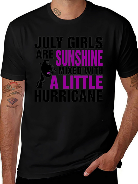 July Girls Sunshine Hurricane Black T-Shirt