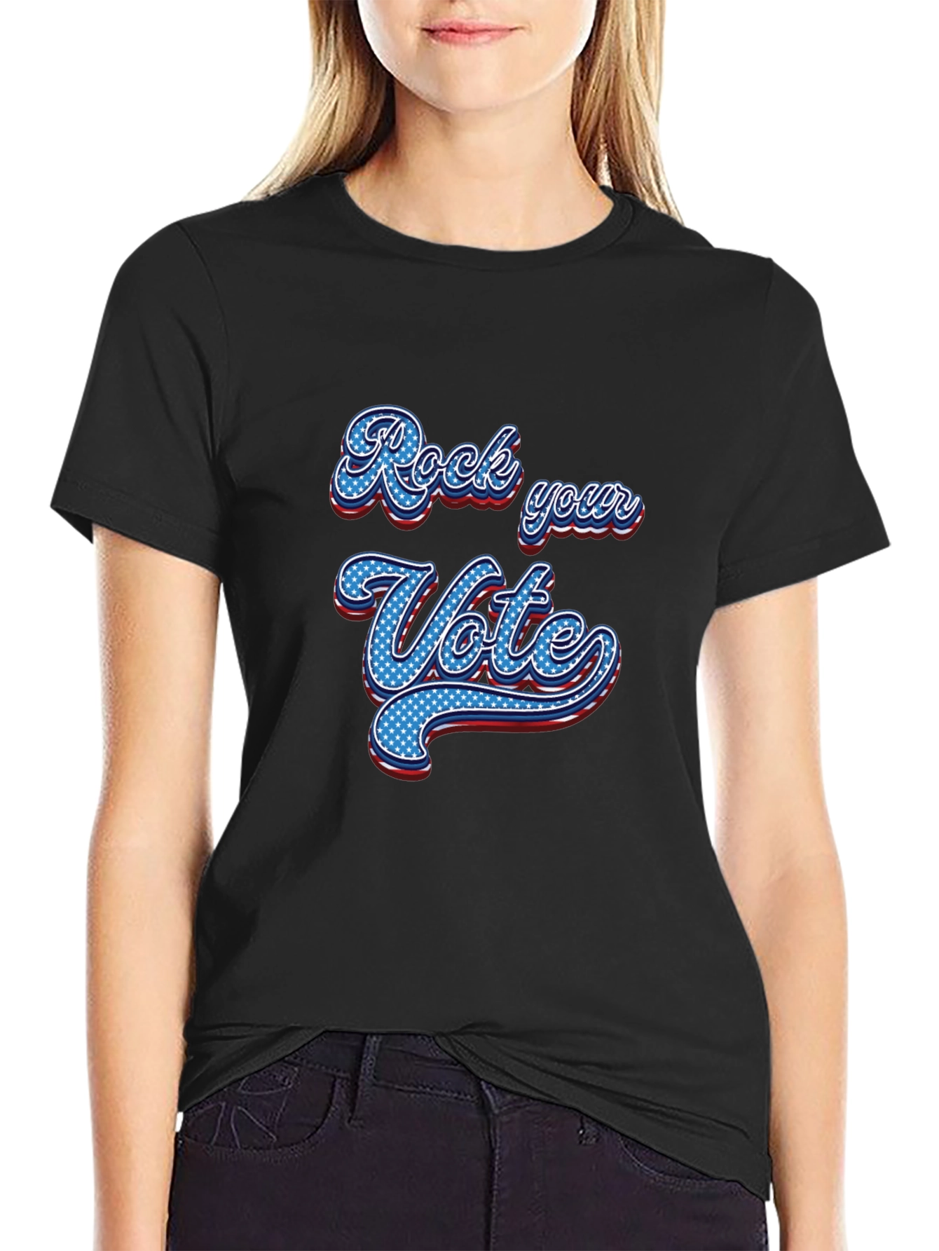 Rock Your Vote Graphic Tee - Patriotic T-Shirt
