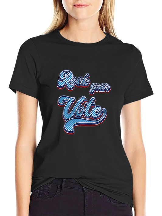 Rock Your Vote Graphic Tee - Patriotic T-Shirt