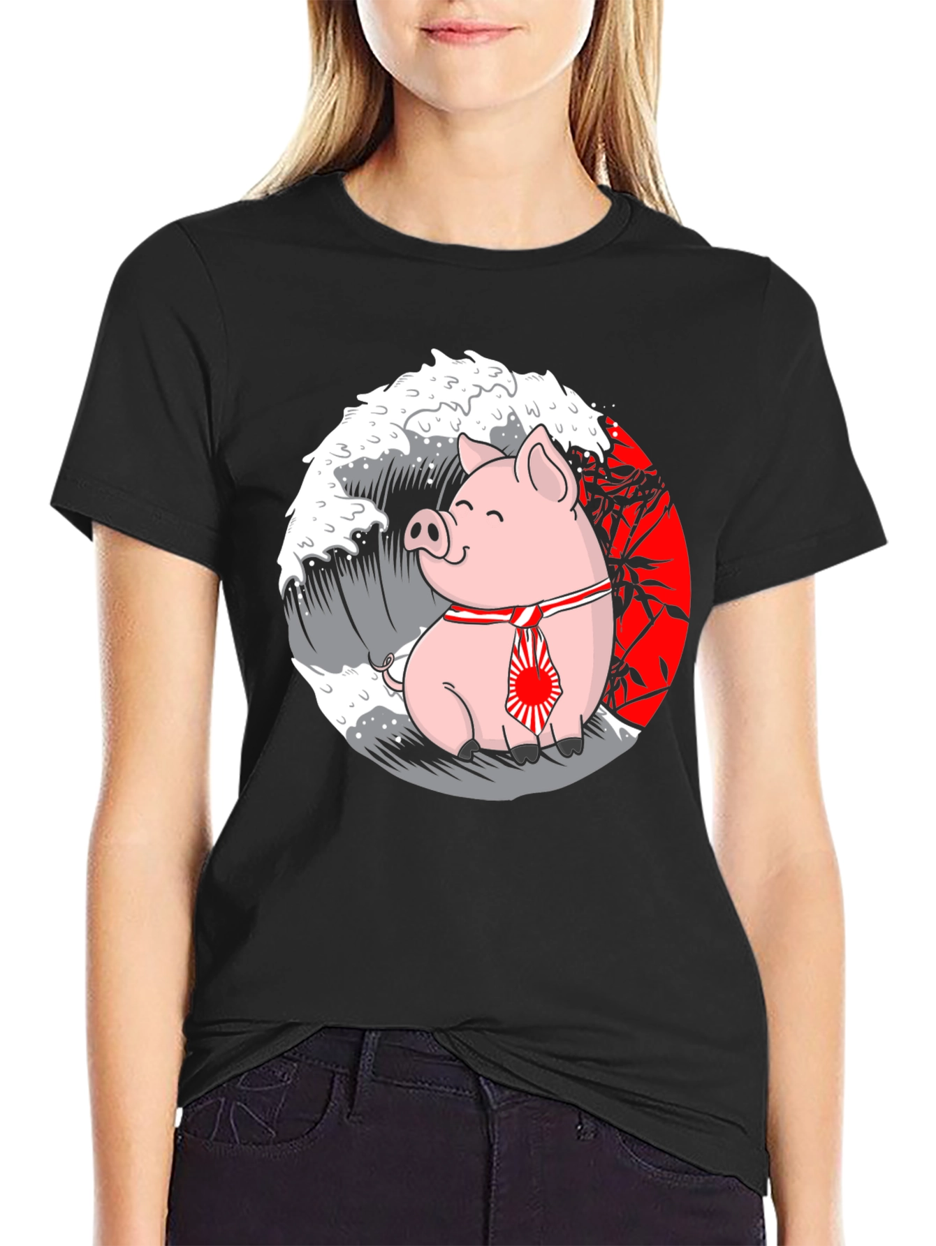 Pig Japanese Wave T-Shirt