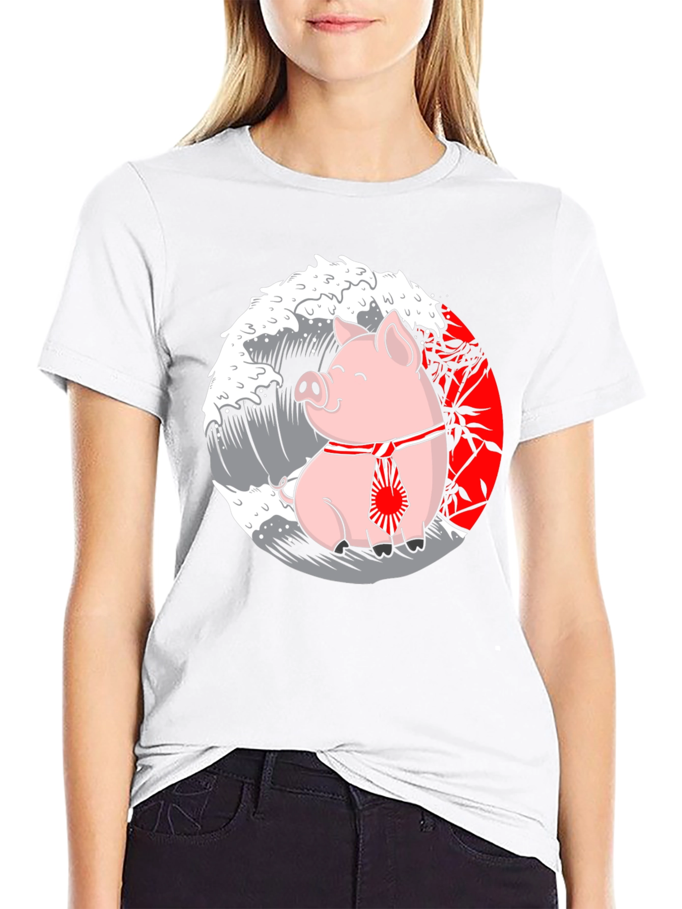 Pig Japanese Wave T-Shirt