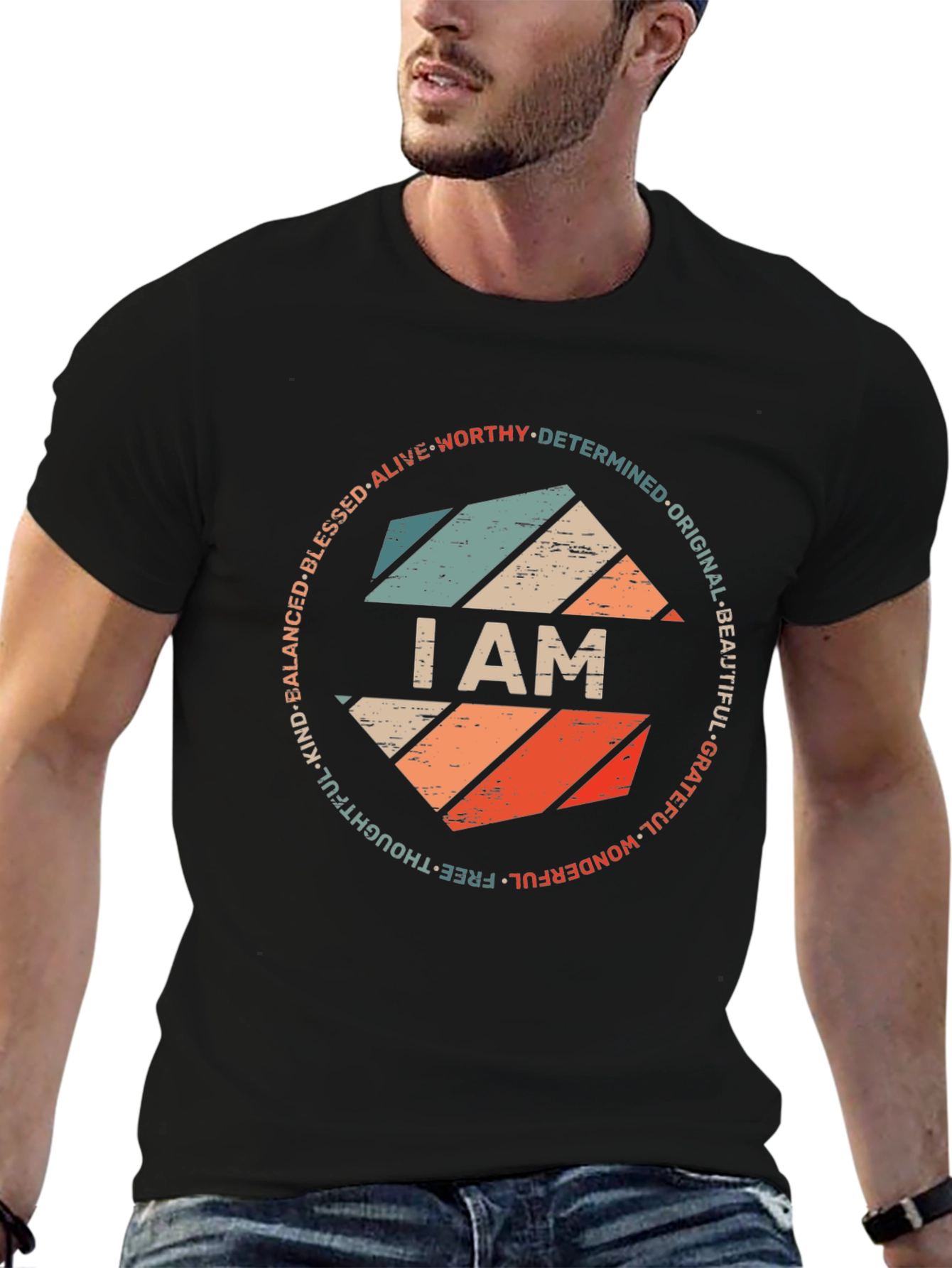 I AM - Positive Affirmations Graphic T-Shirt