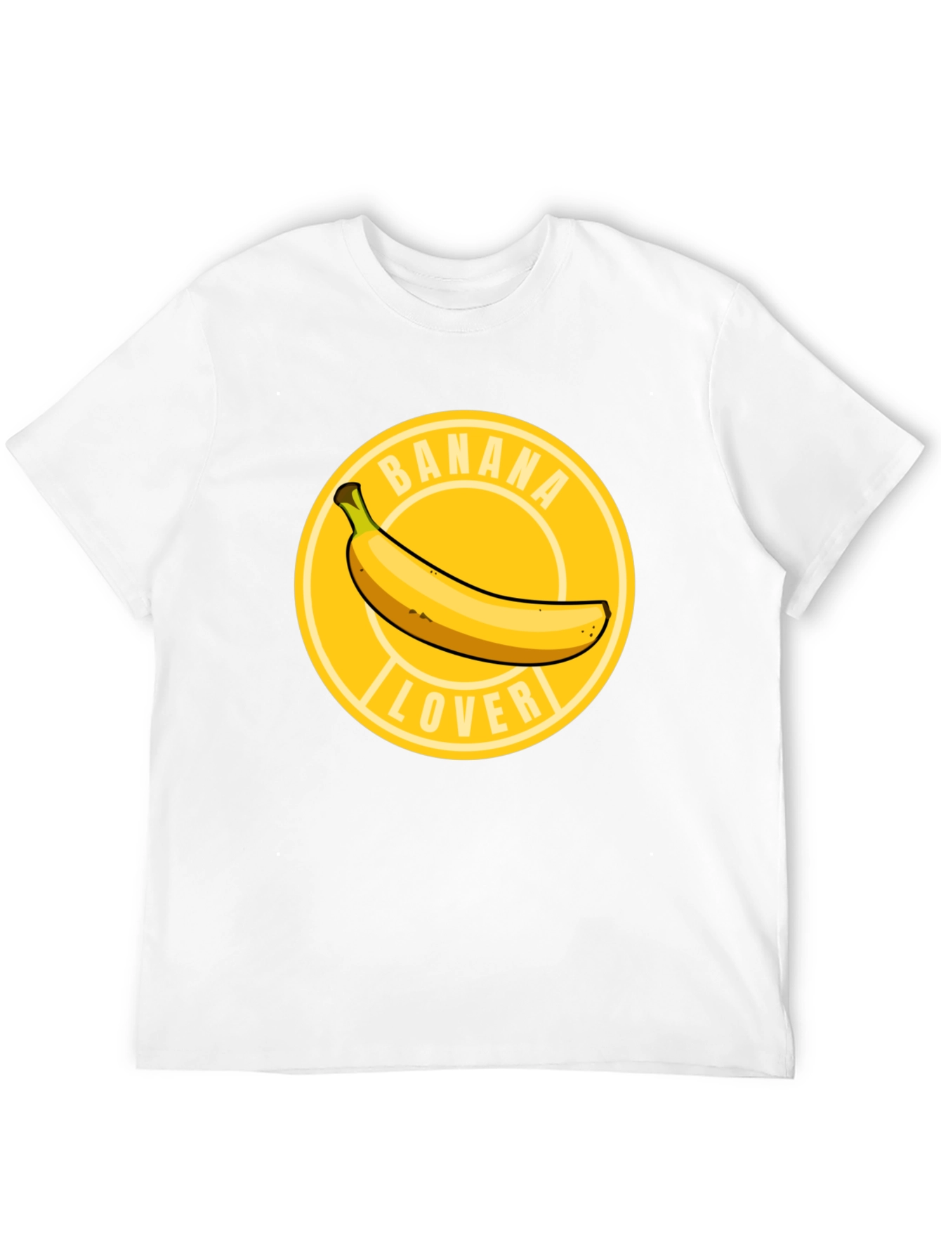 Banana Lover Graphic Tee - Casual Black T-Shirt
