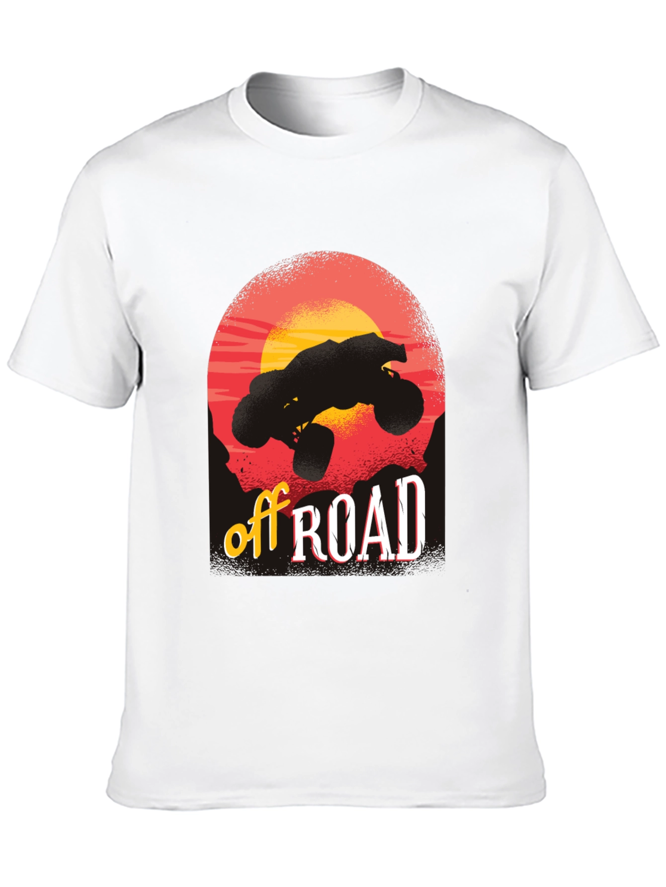 Off Road Adventure Black Graphic T-Shirt