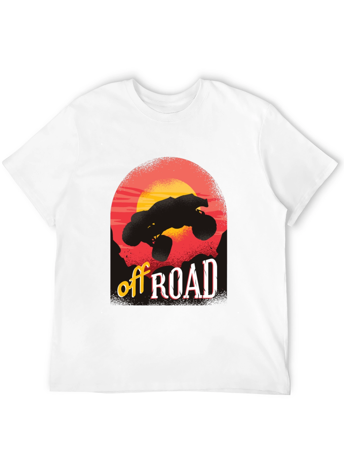 Off Road Adventure Black Graphic T-Shirt