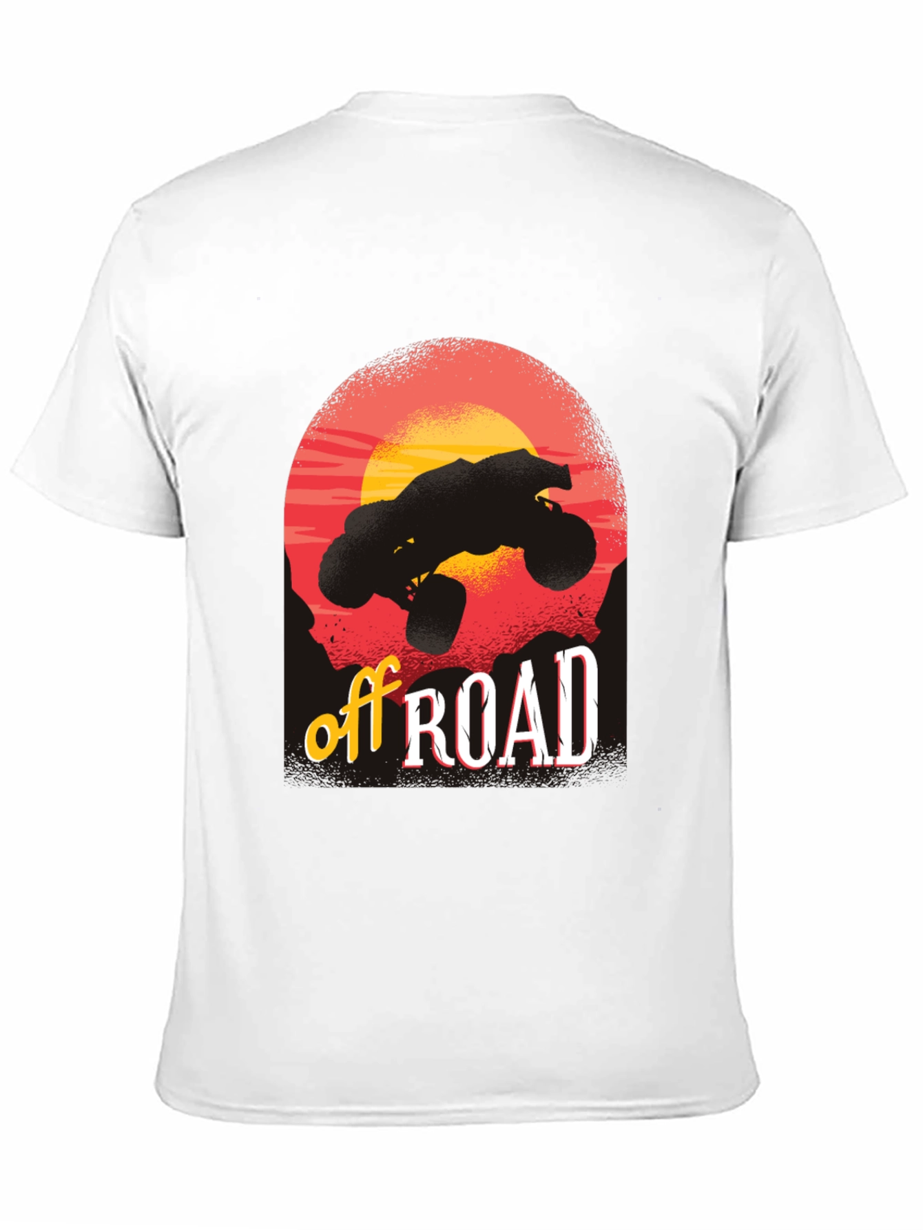 Off Road Adventure Black Graphic T-Shirt