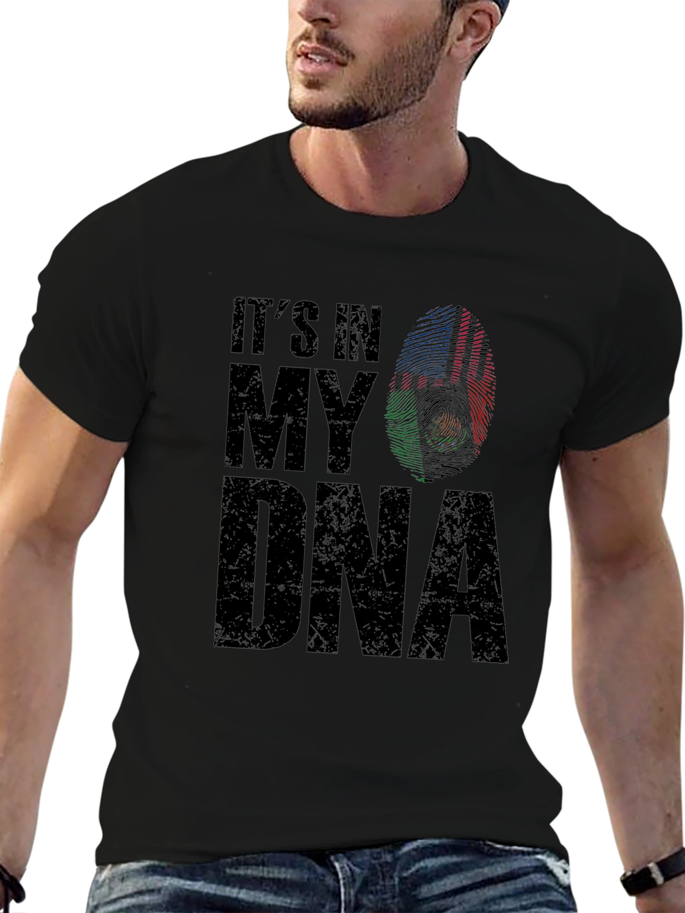 Its In My DNA T-Shirt - Mens Black Tee