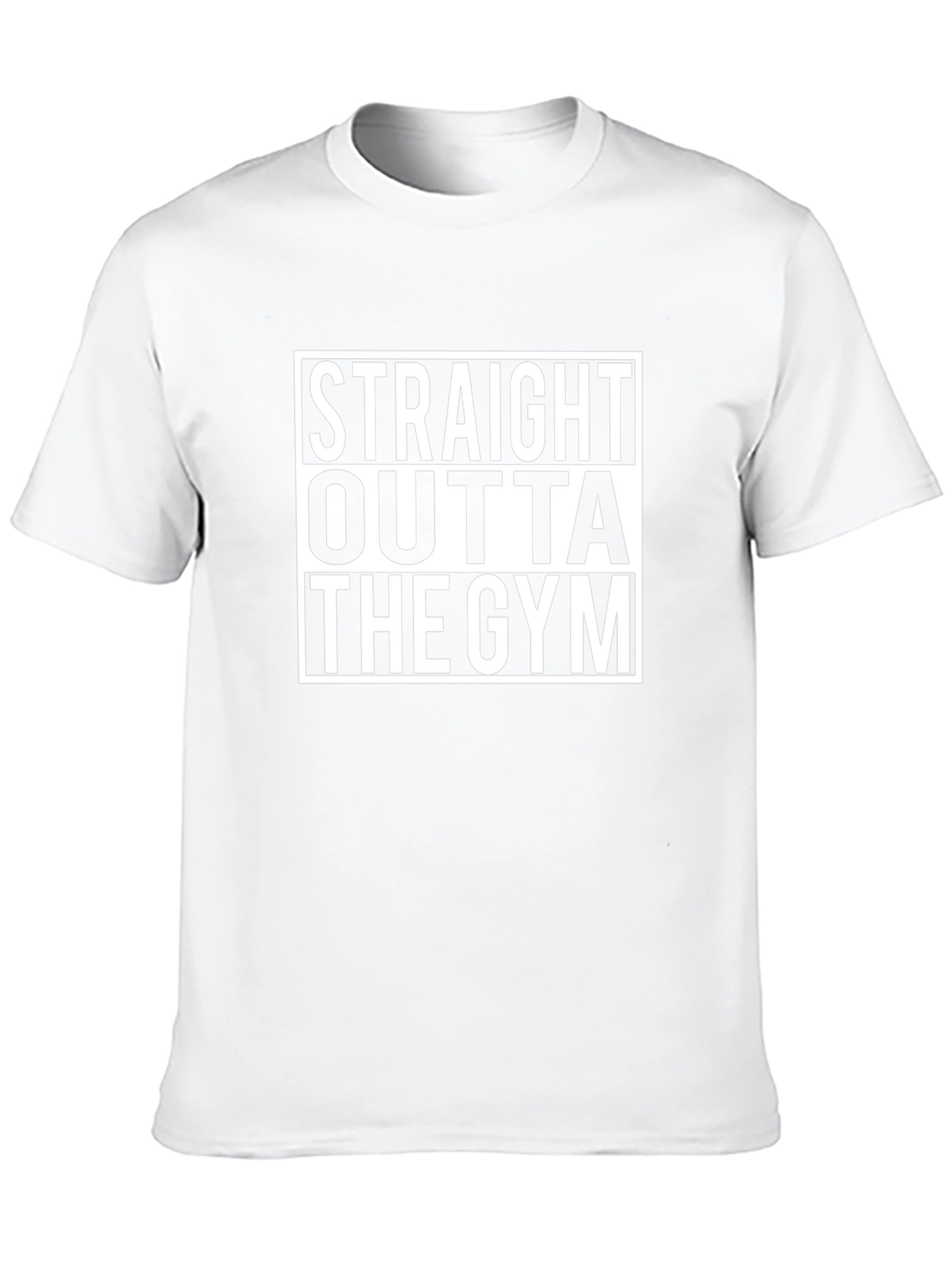 Straight Outta The Gym Black T-Shirt