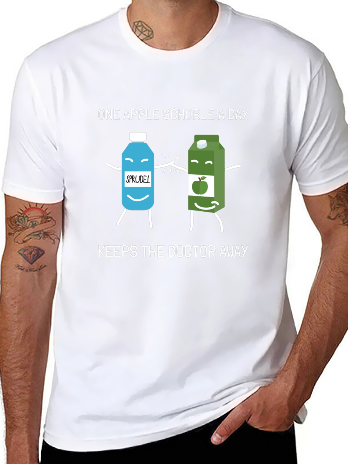 Apple Schorle T-Shirt - Funny Health Tee