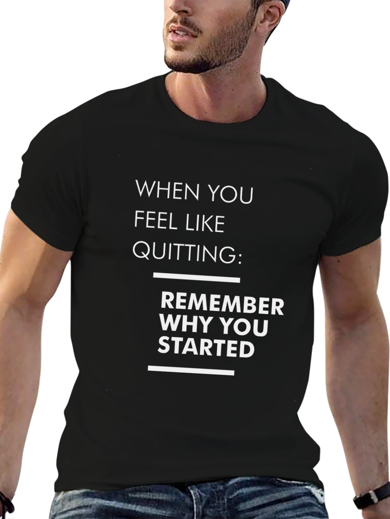 Motivational T-Shirt - Never Quit