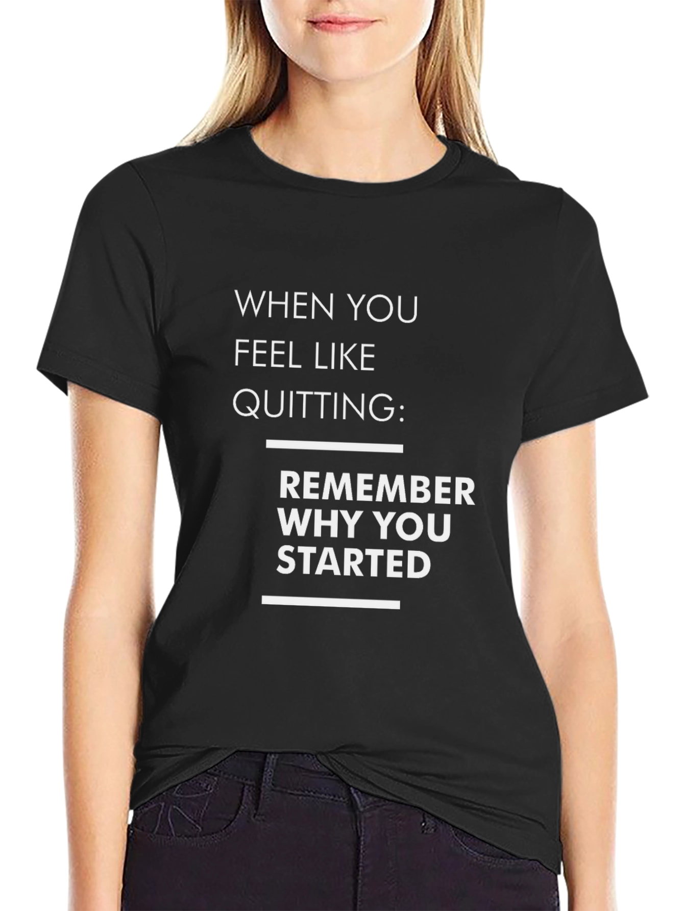 Motivational T-Shirt - Never Quit