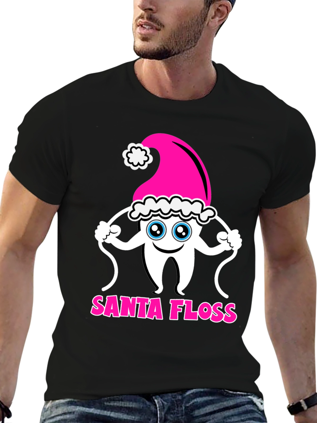 Santa Floss Holiday T-Shirt