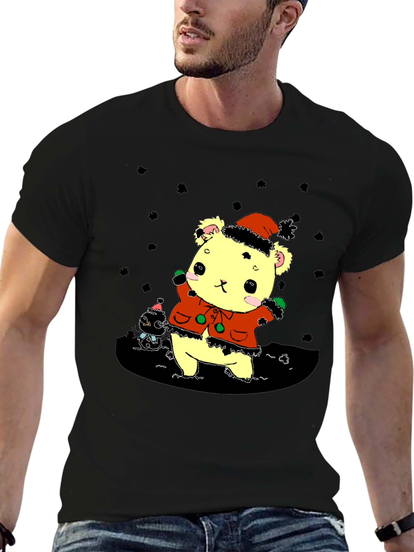 Festive Bear T-Shirt - Holiday Cheer