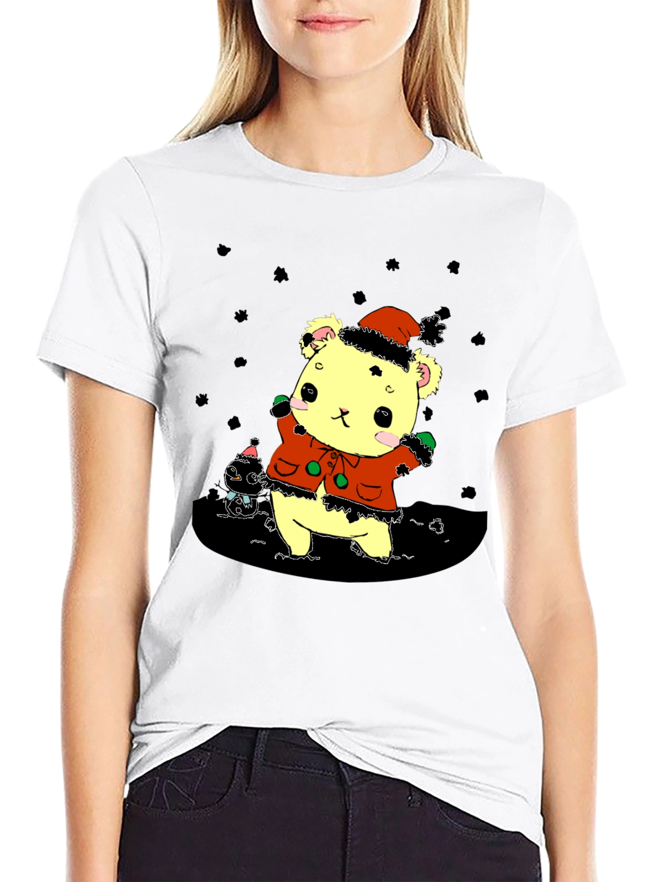 Festive Bear T-Shirt - Holiday Cheer