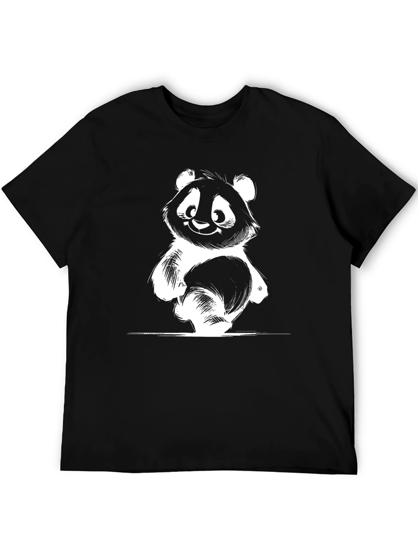Black Panda Graphic Tee