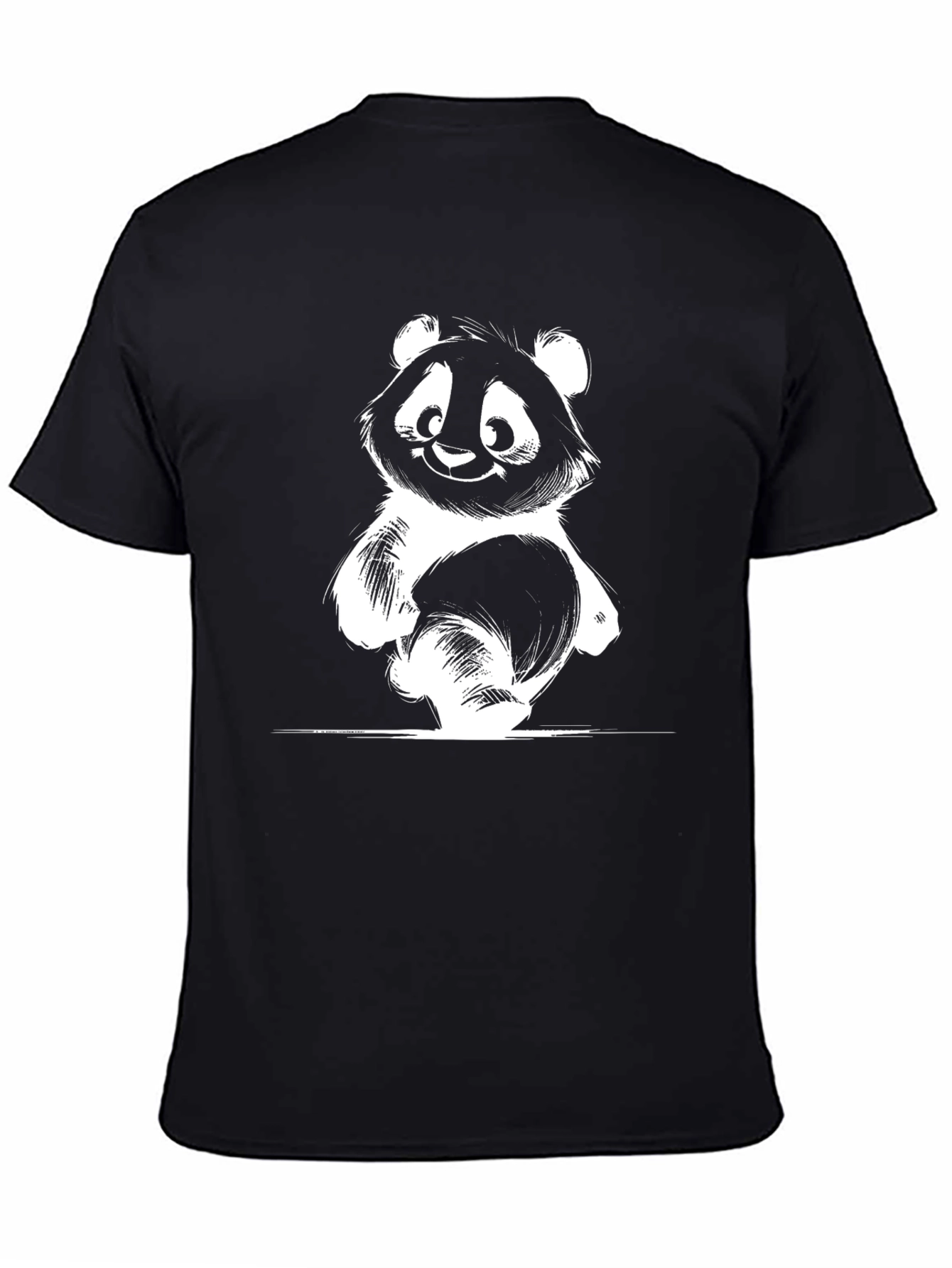 Black Panda Graphic Tee