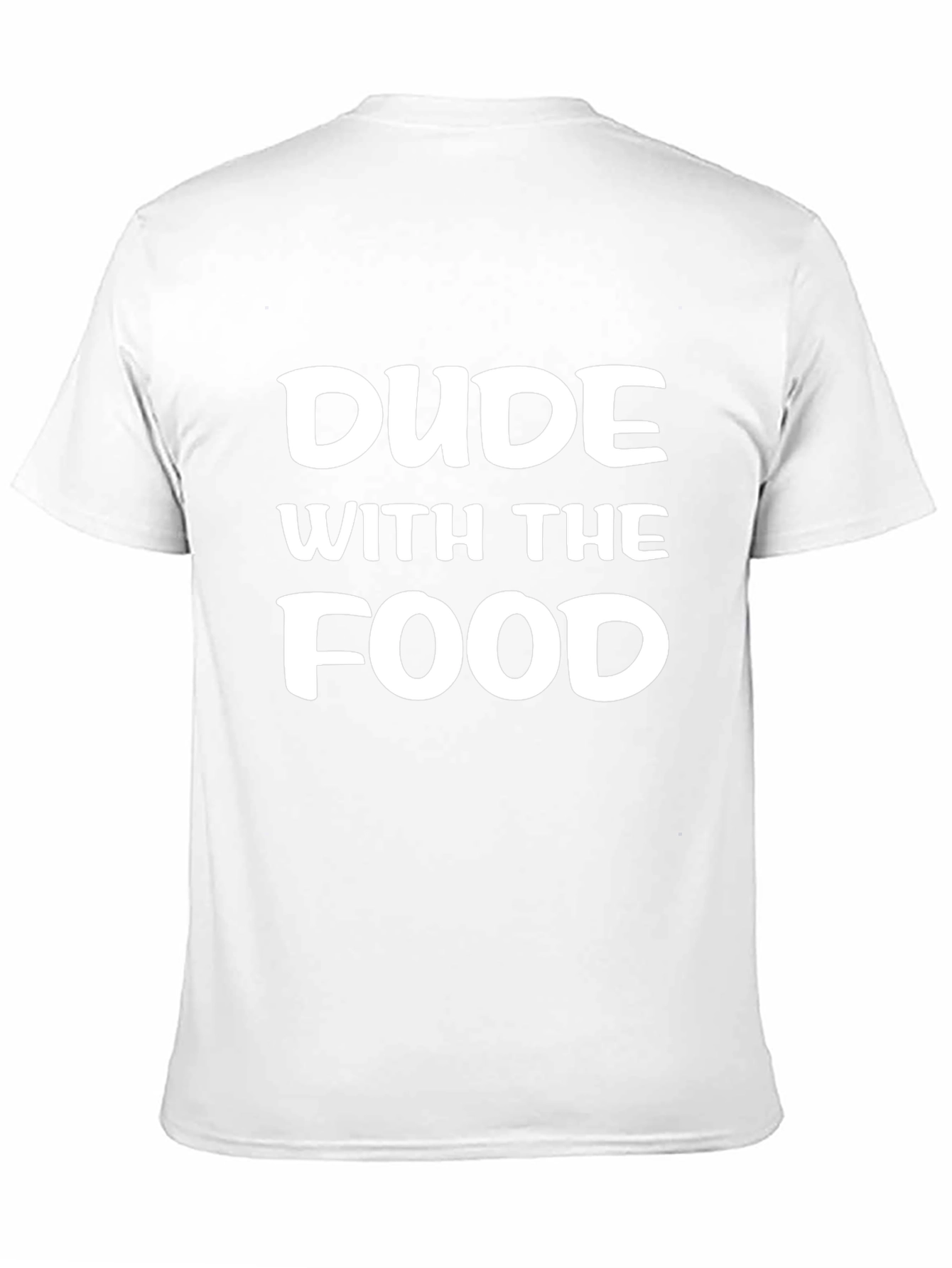 Dude With The Food Graphic Tee - Black
