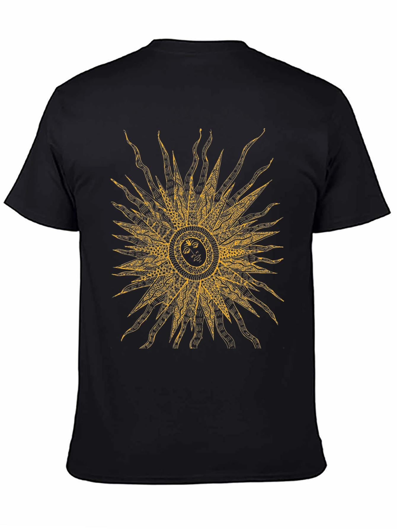 Celestial Sun Graphic Tee - Stylish Comfort