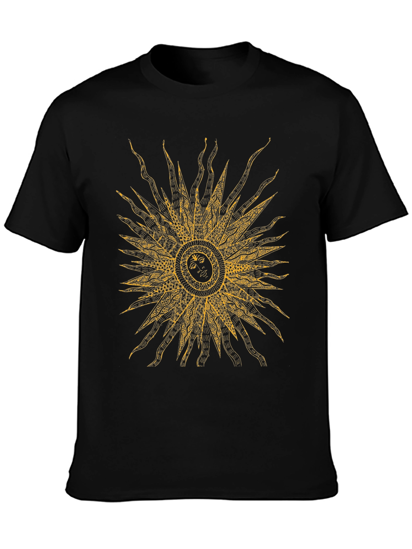 Celestial Sun Graphic Tee - Stylish Comfort