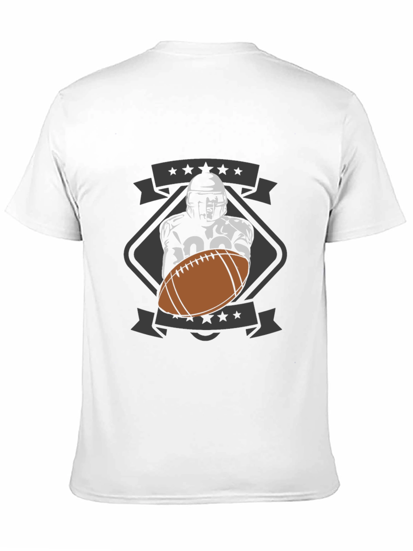 Football Player Graphic T-Shirt