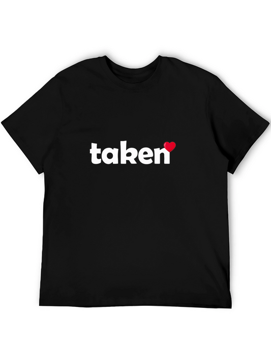 Taken Heart Graphic Tee - Trendy Black T-Shirt
