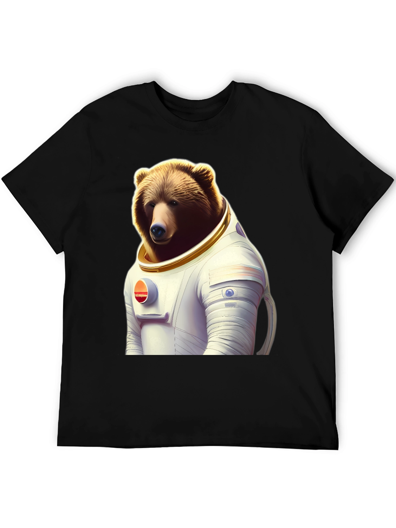 Bear Astronaut T-Shirt - Space Explorer Animal Tee